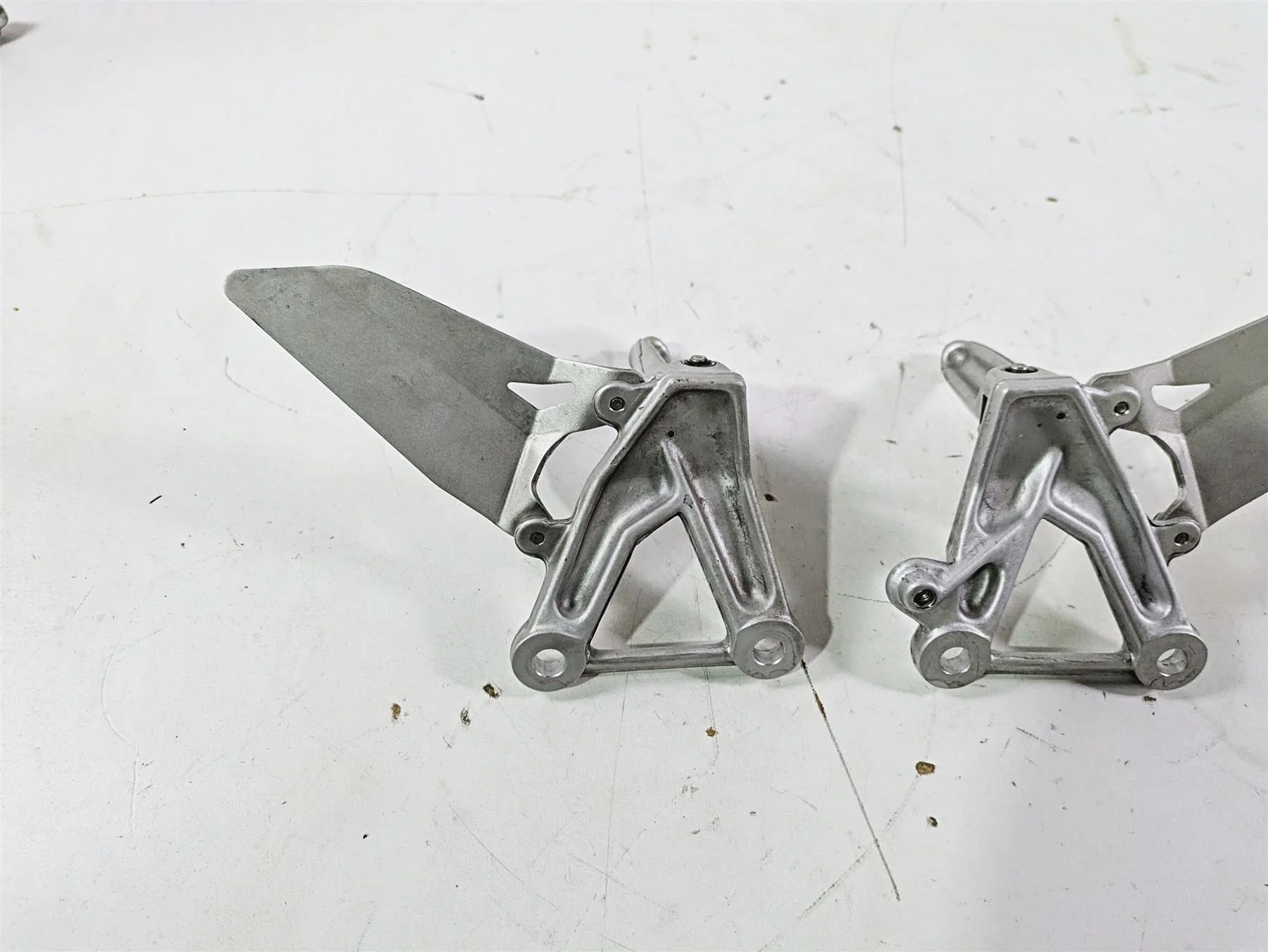 2008 Ducati SBK 1098 S Left Right Rider Footpeg Set 82411231A 82411221A - Image 12