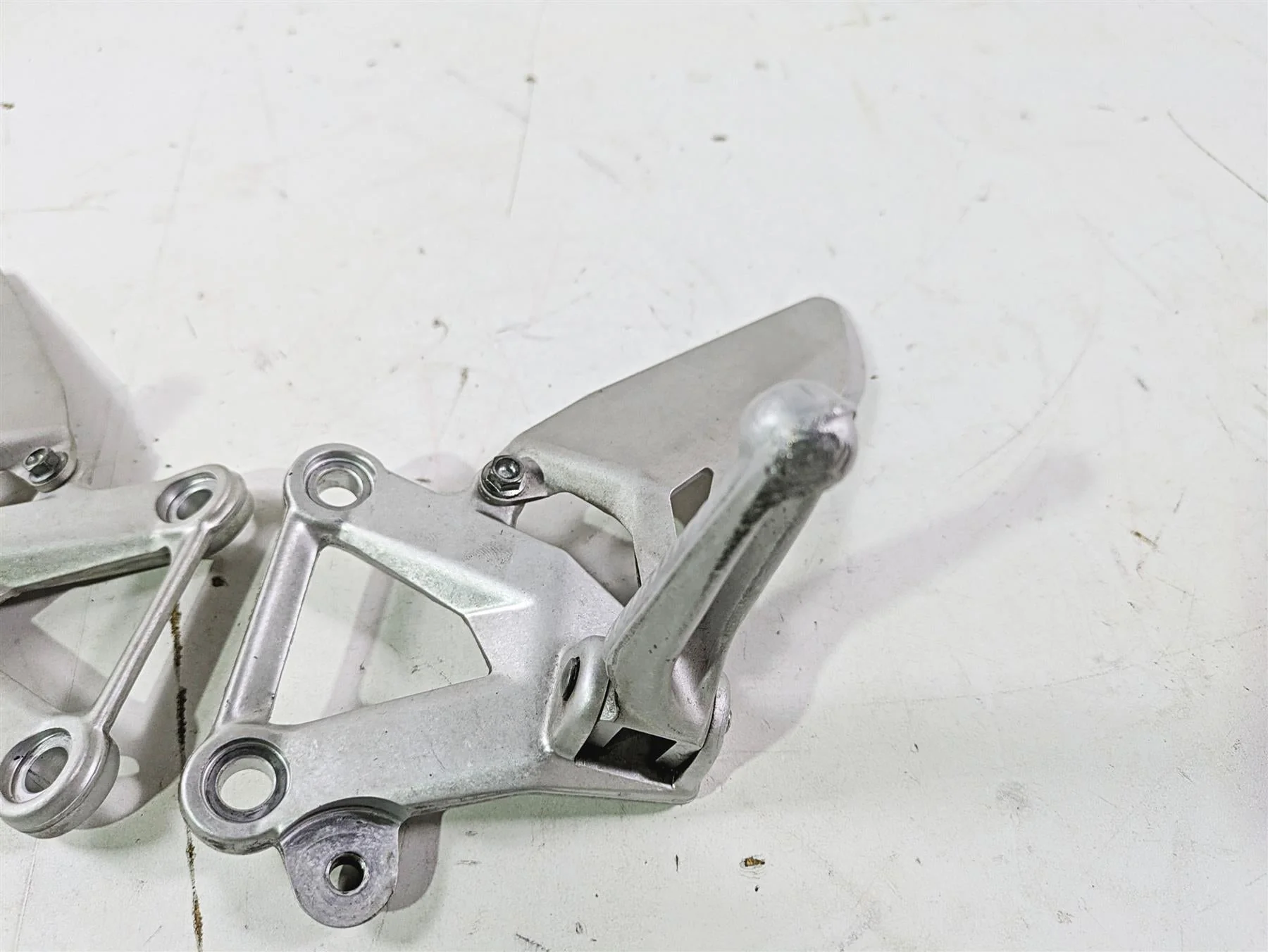 2008 Ducati SBK 1098 S Left Right Rider Footpeg Set 82411231A 82411221A - Image 8