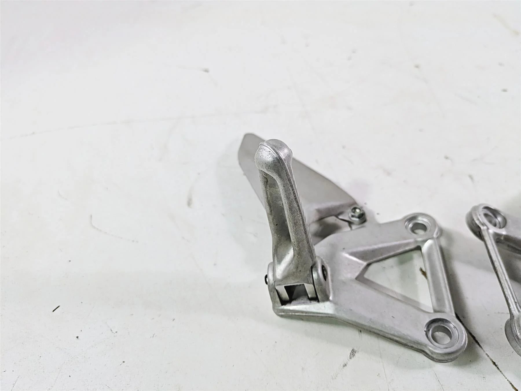 2008 Ducati SBK 1098 S Left Right Rider Footpeg Set 82411231A 82411221A - Image 9