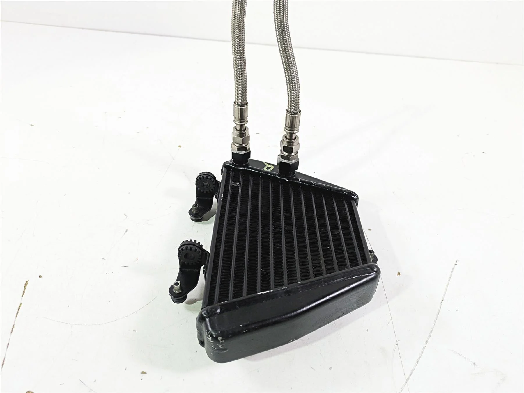 2008 Ducati SBK 1098 S Oil Cooler + Lines Hose Set 54840781A - Image 4