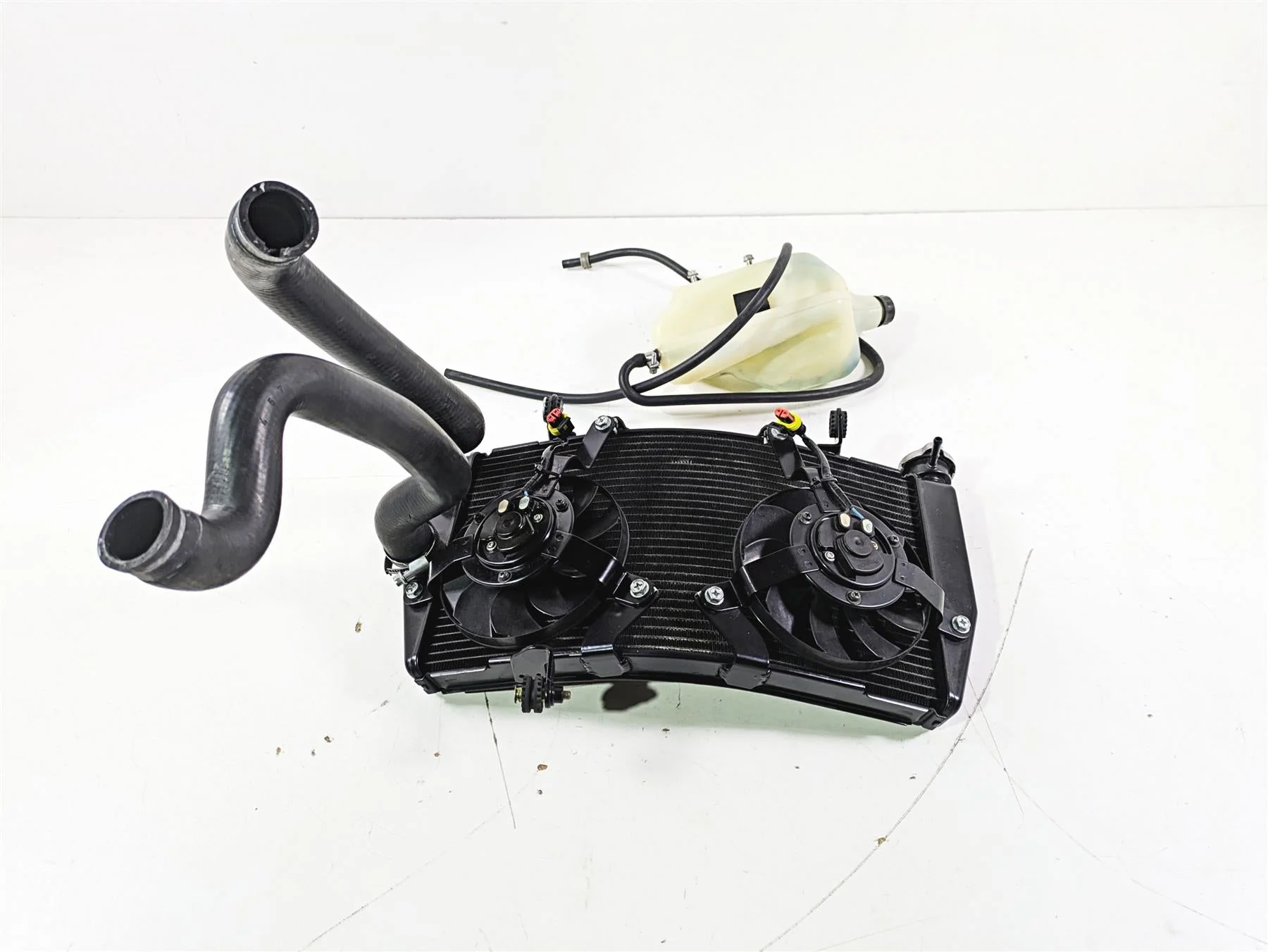 2008 Ducati SBK 1098 S Radiator Fan Reservoir Hoses Set 54840741B 54840742B