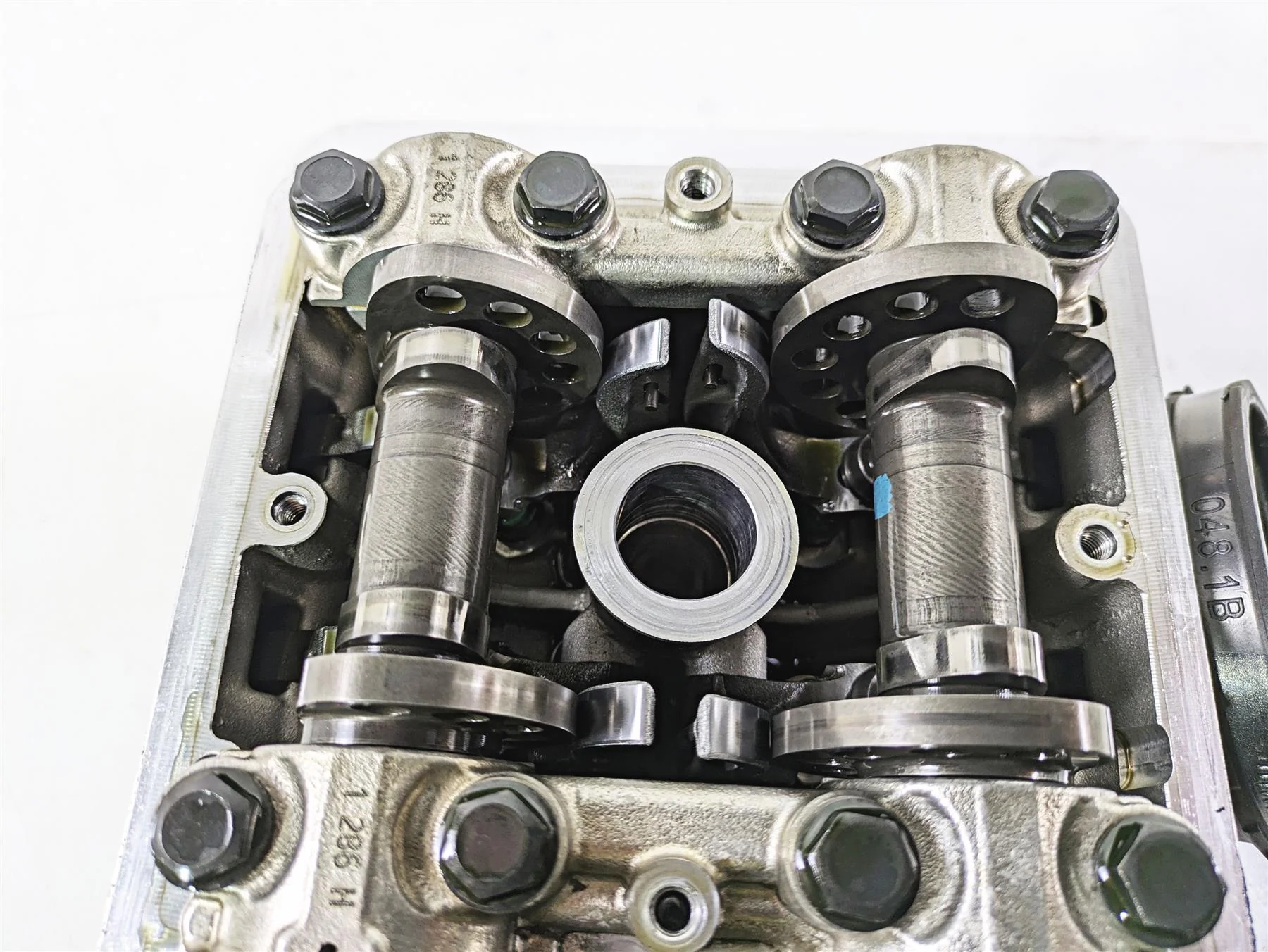 2008 Ducati SBK 1098 S Rear Vertical Cylinder Head & Valve Cover - 10k 30122394B - Image 7