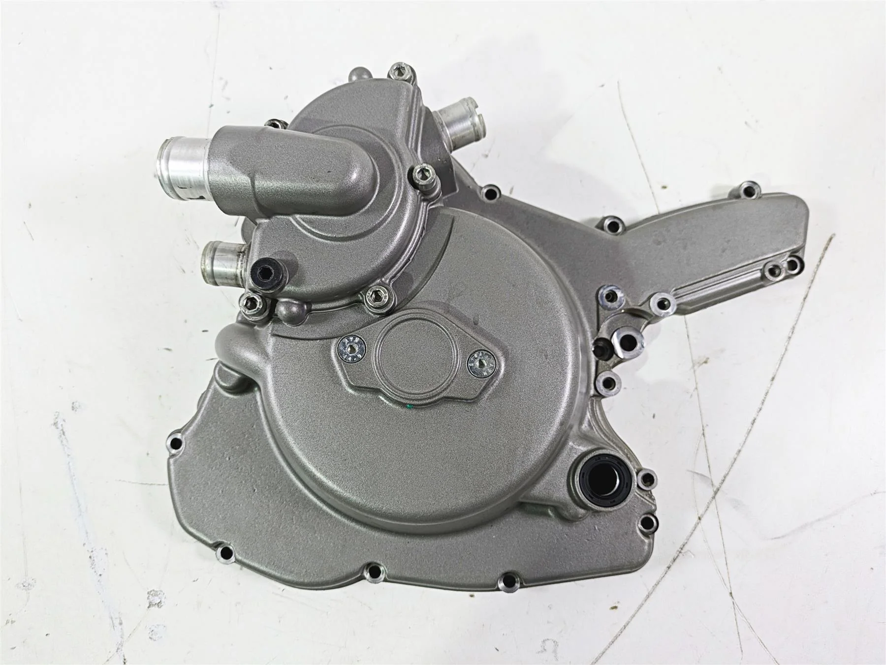 2008 Ducati SBK 1098 S Stator Cover & Water Pump Set 24220741AB - Image 5