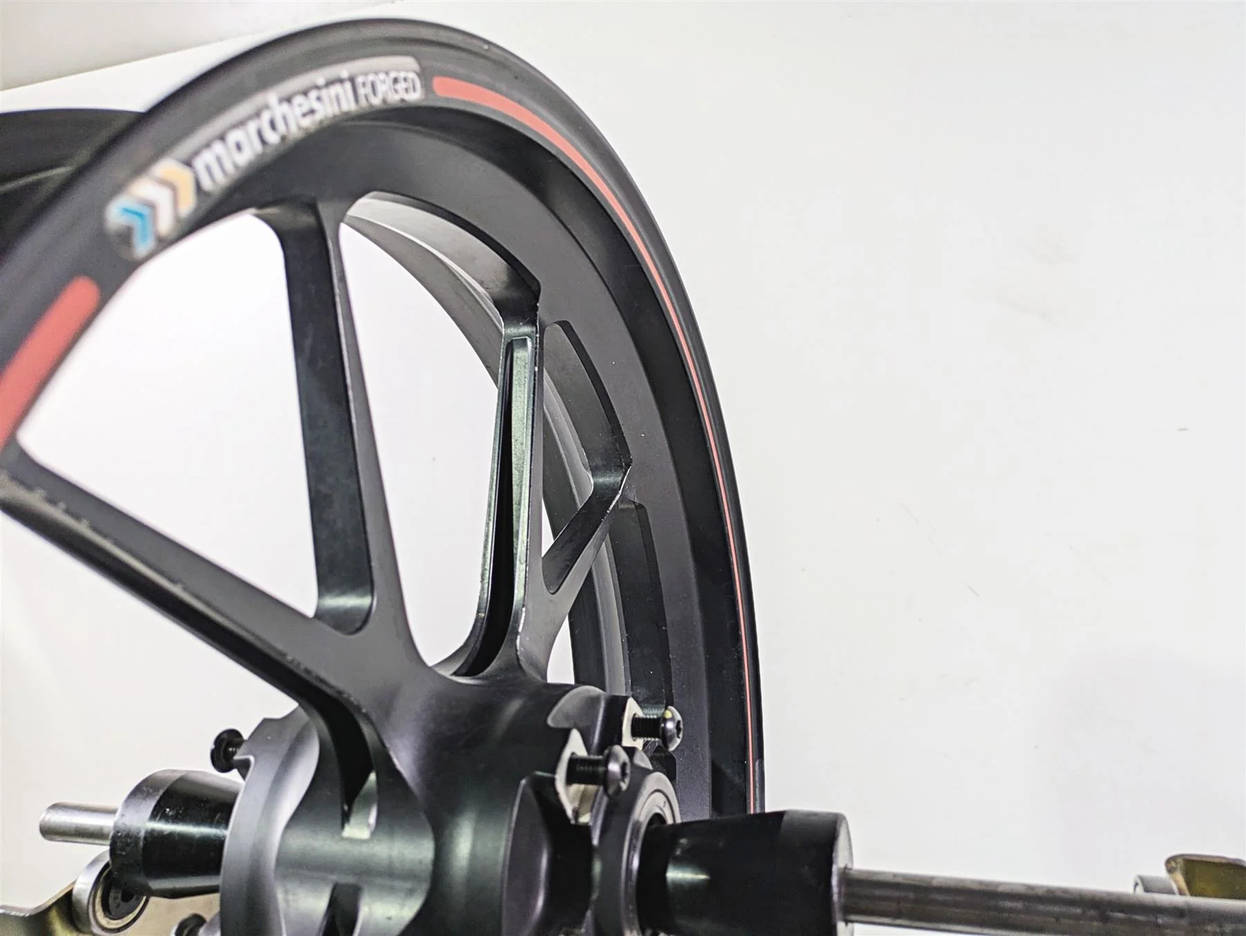 2008 Ducati SBK 1098 S Straight Marchesini Forged 17x3.5 Front Wheel 50121151AB - Image 8