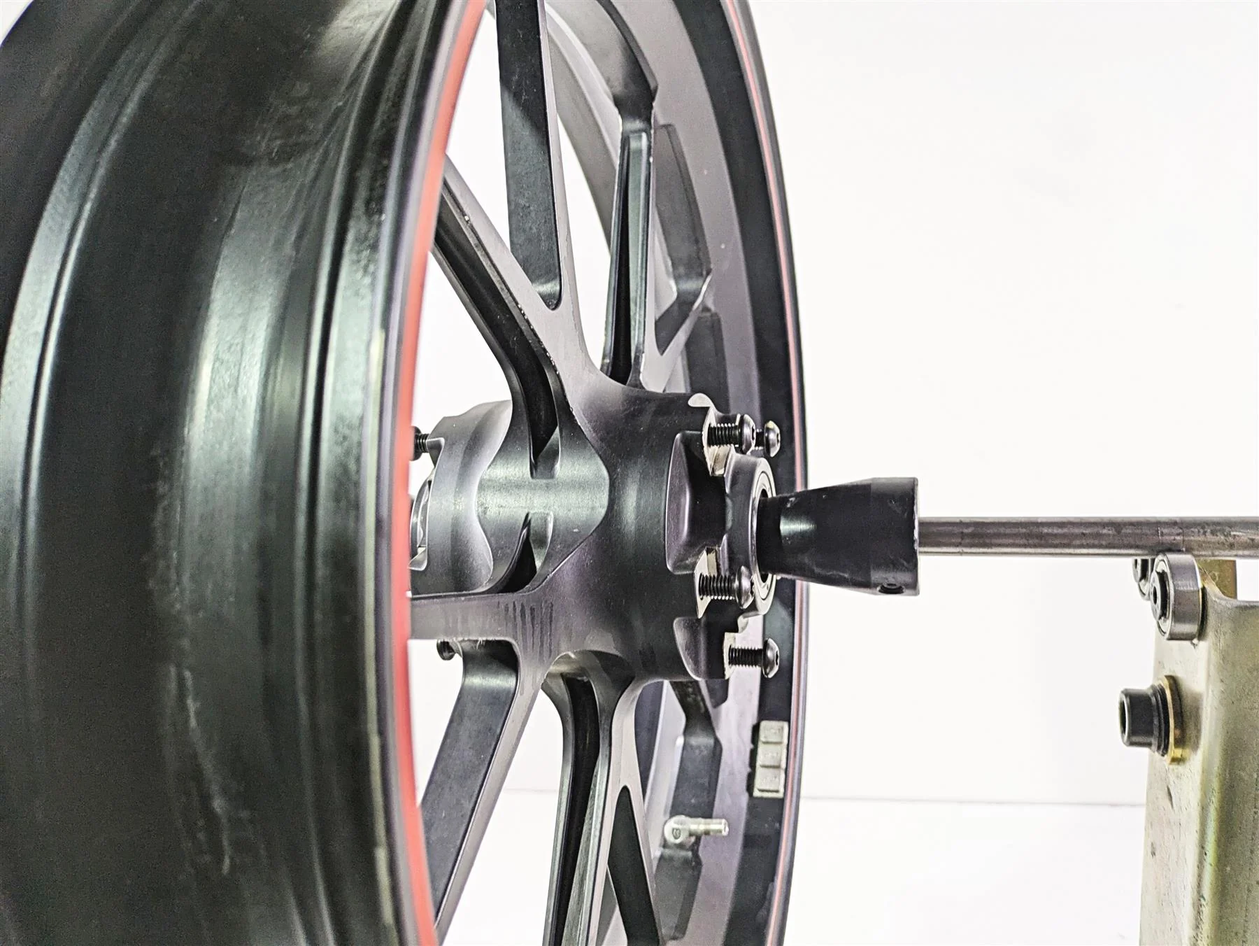 2008 Ducati SBK 1098 S Straight Marchesini Forged 17x3.5 Front Wheel 50121151AB - Image 9