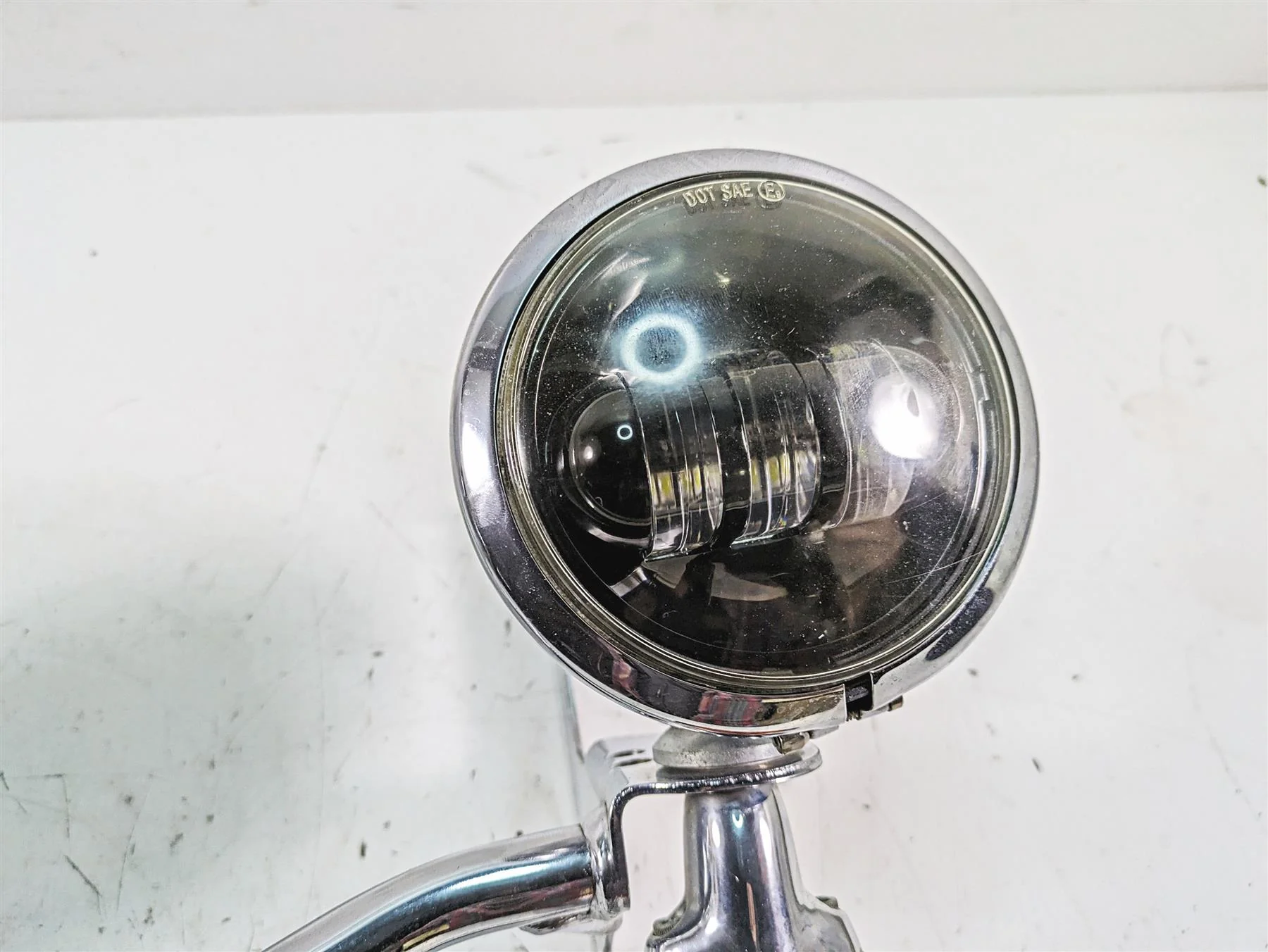 2008 Harley FLHTCU Electra Glide Front Blinker Led Spot Light Bar 68712-94A - Image 6