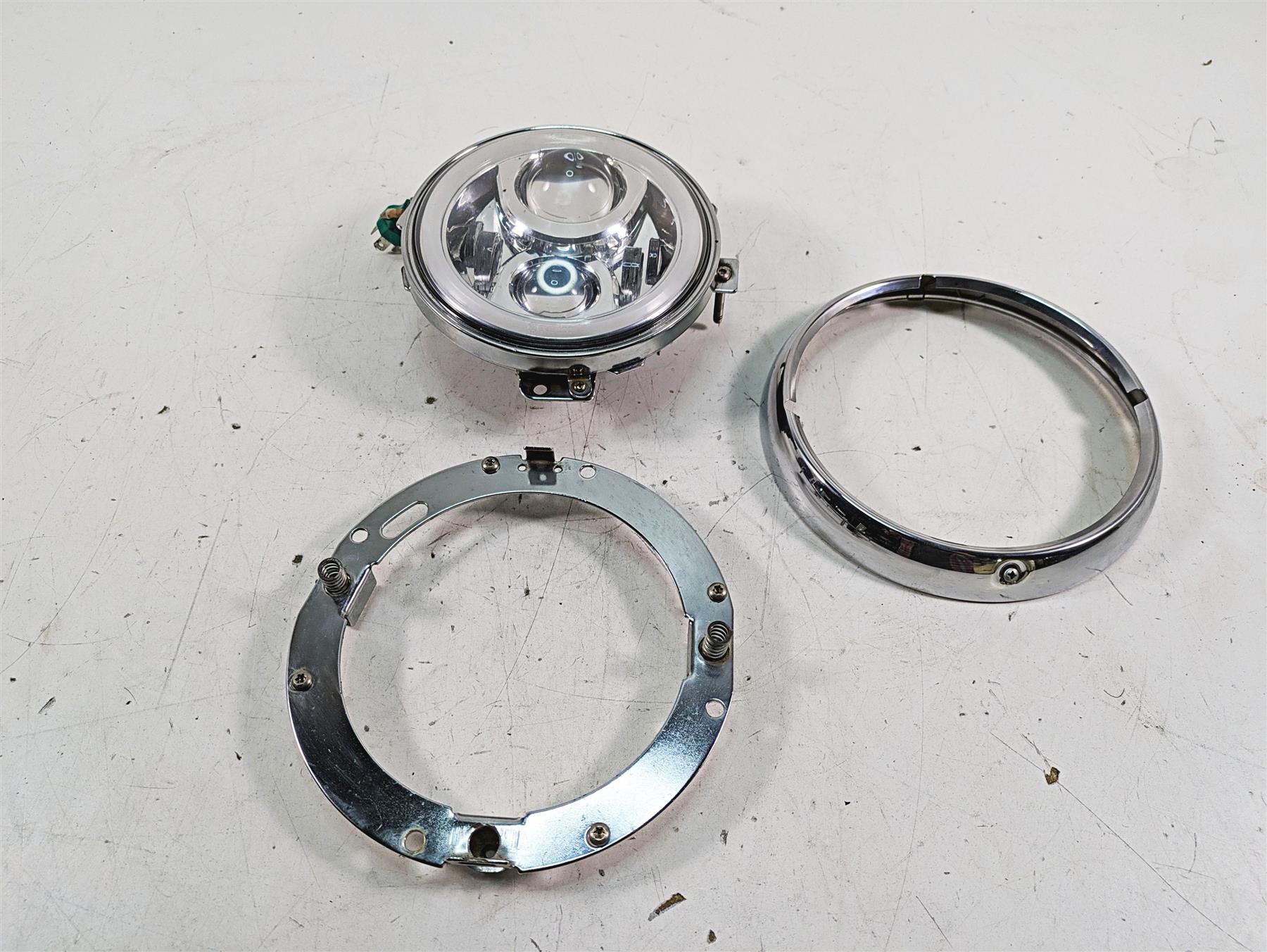 2008 Harley FLHTCU Electra Glide Headlight Head Light Halo Lamp - Read