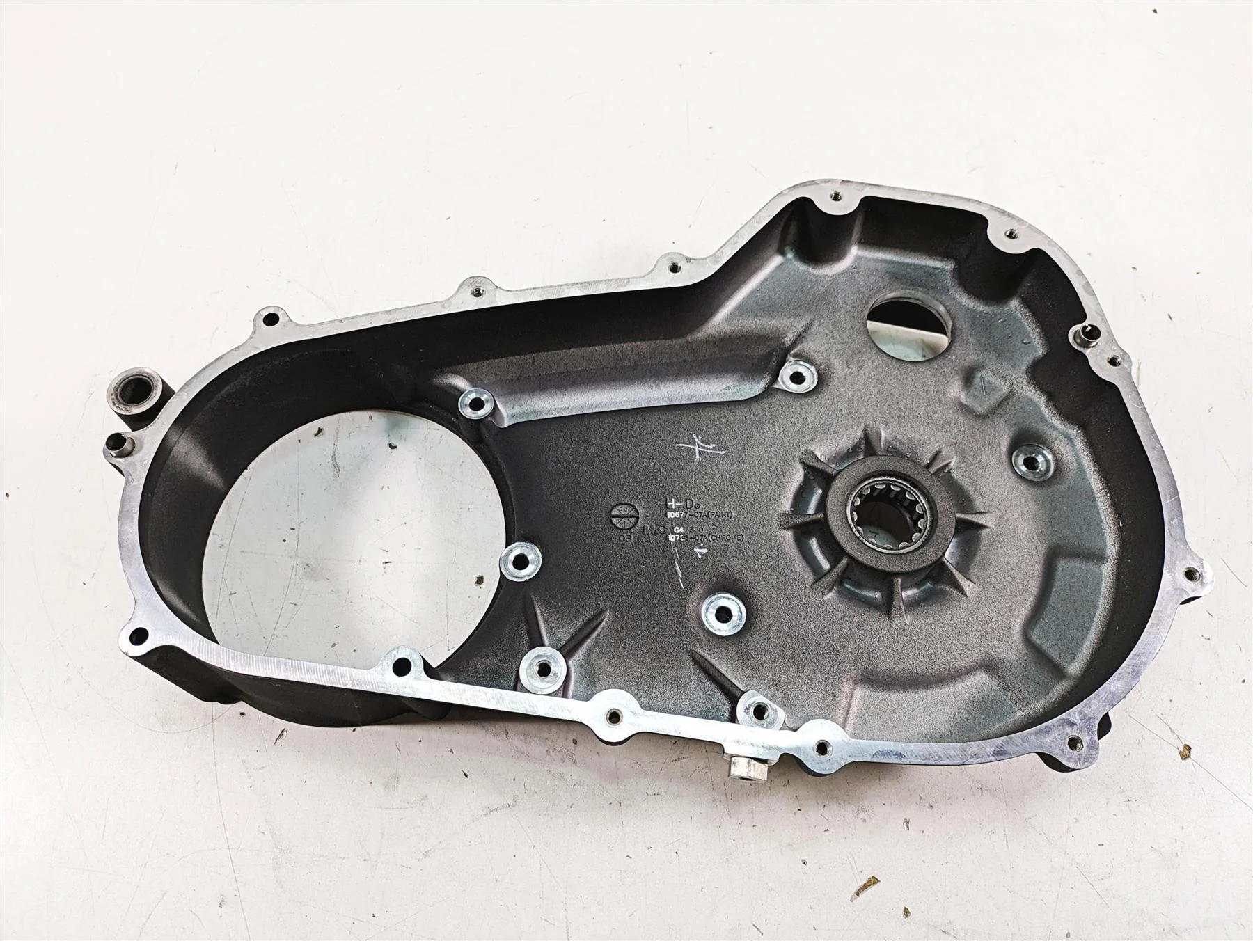 2008 Harley FLHTCU Electra Glide Inner Primary Drive Clutch Cover 60677-07A - Image 10
