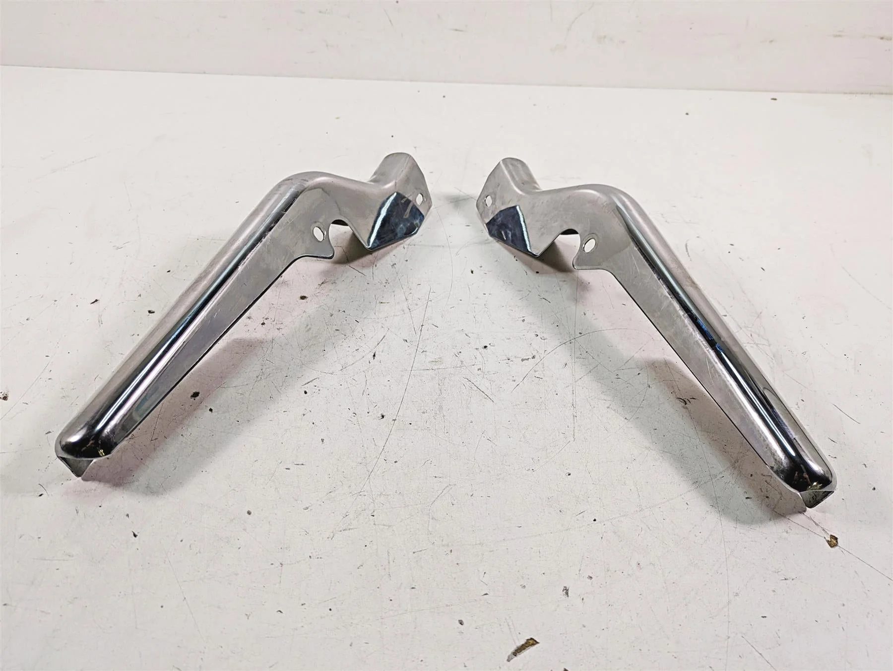 2008 Harley FLHTCU Electra Glide Rear Frame Chrome Struts Braces Set 47502-97