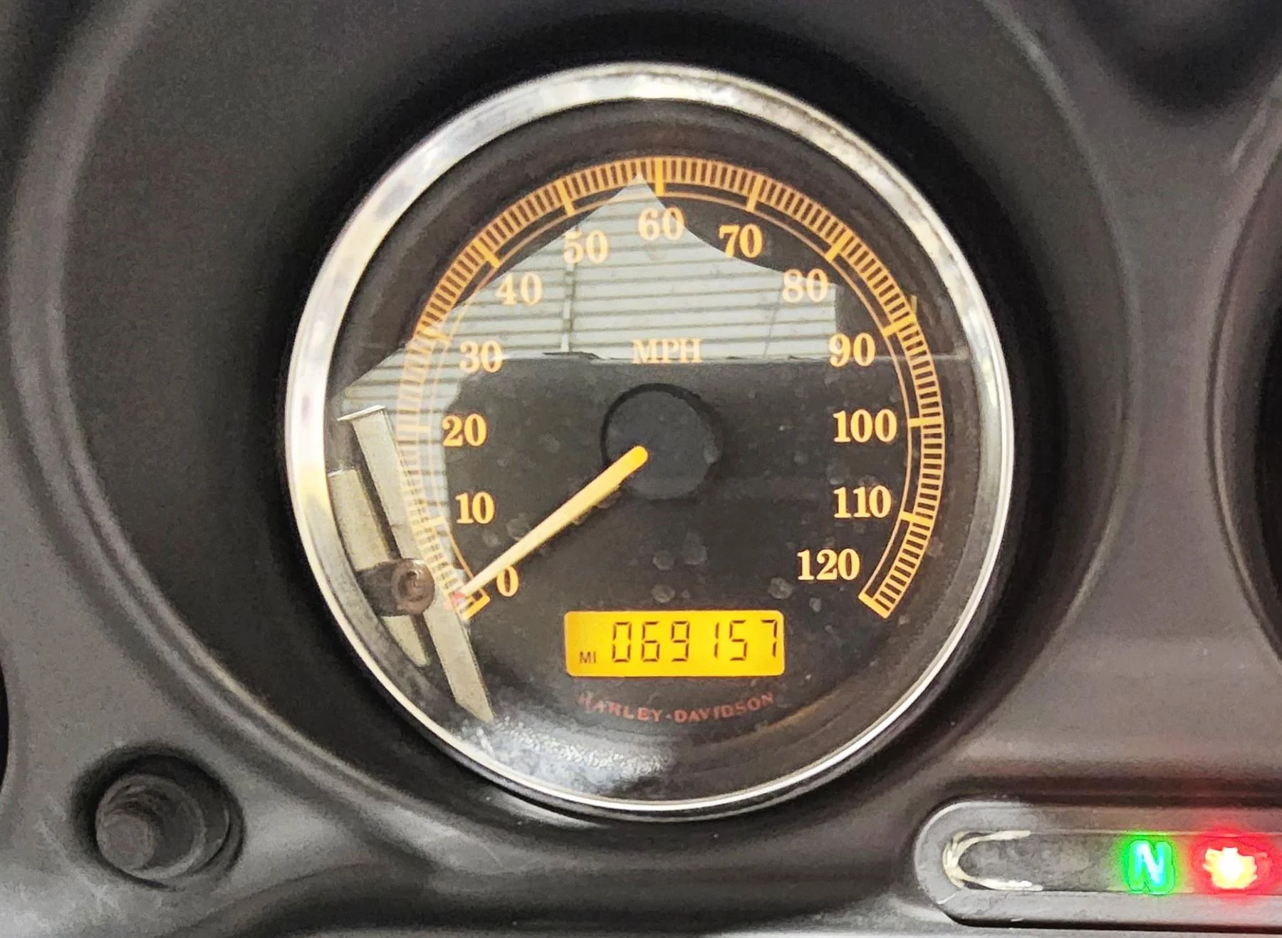 2008 Harley FLHTCU Electra Glide Speedometer Gauge Instrument 69K -Read 67349-08 - Image 2