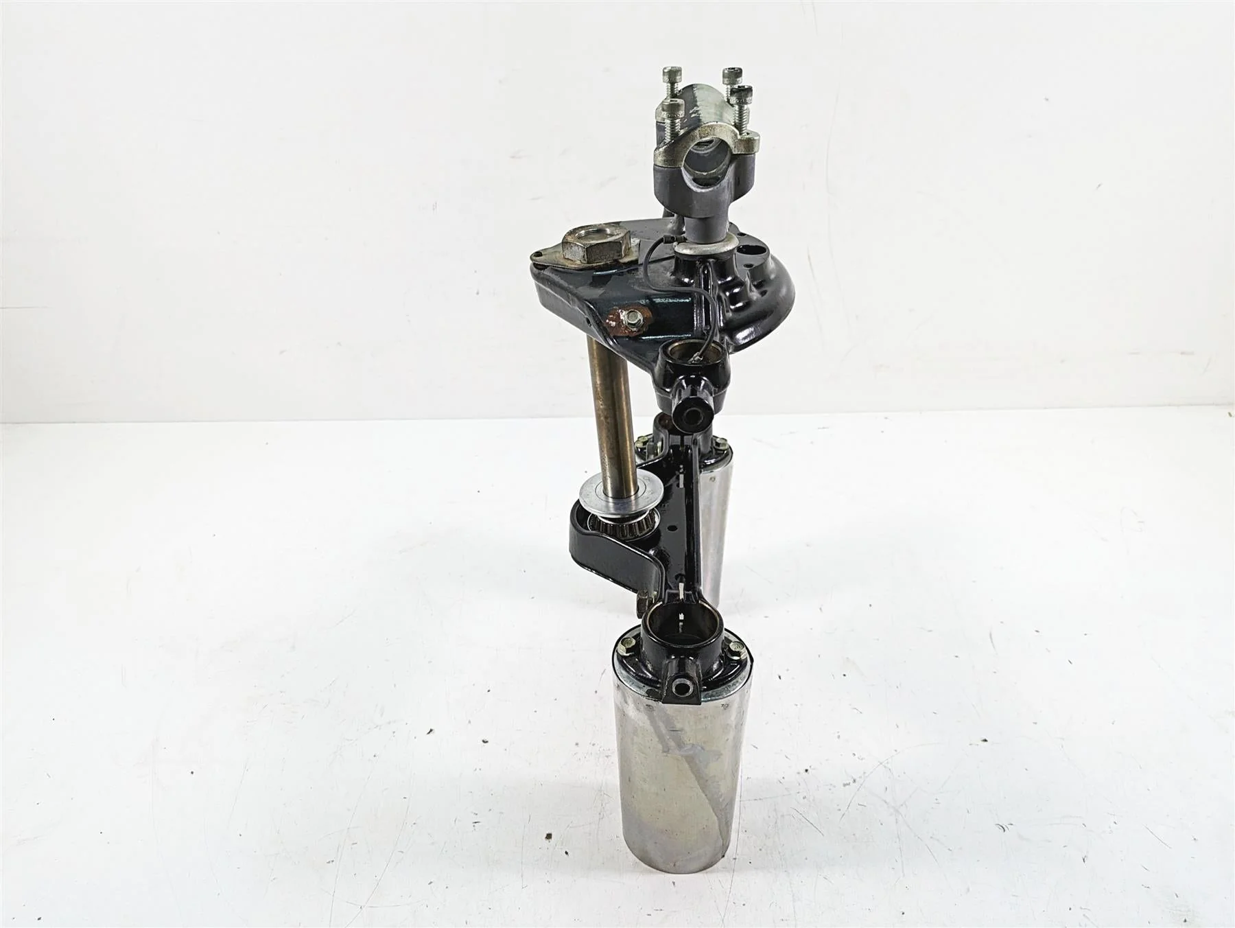 2008 Harley FLHTCU Electra Glide Upper Lower Triple Tree Riser Set 45446-87A - Image 4