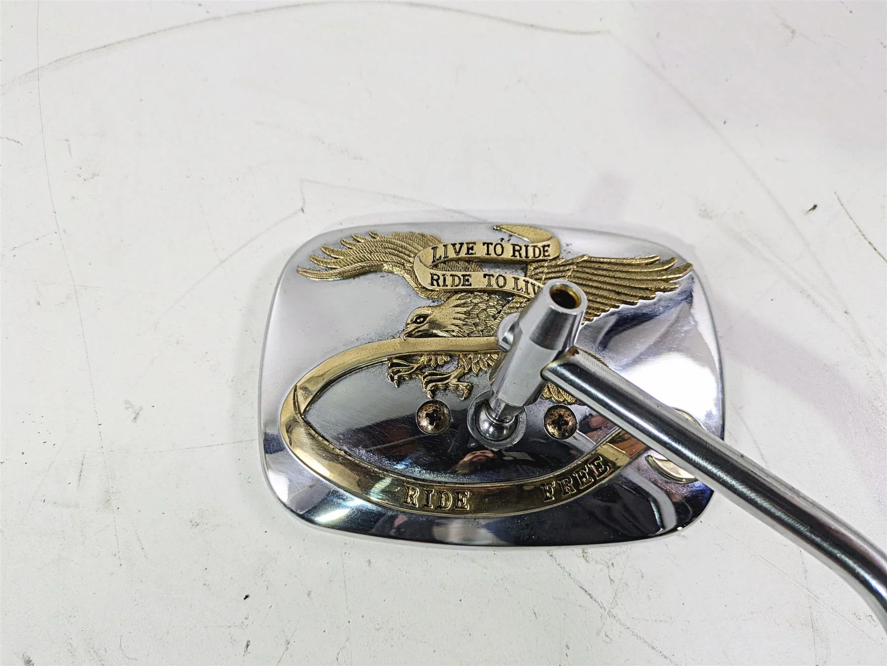 2008 Harley FLSTC 105TH Softail Heritage Live To Ride Mirror Set - Image 11