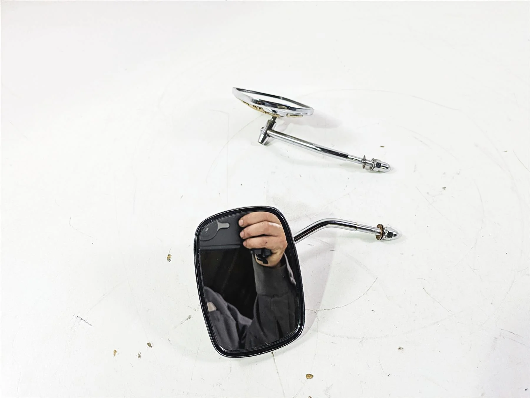 2008 Harley FLSTC 105TH Softail Heritage Live To Ride Mirror Set - Image 4