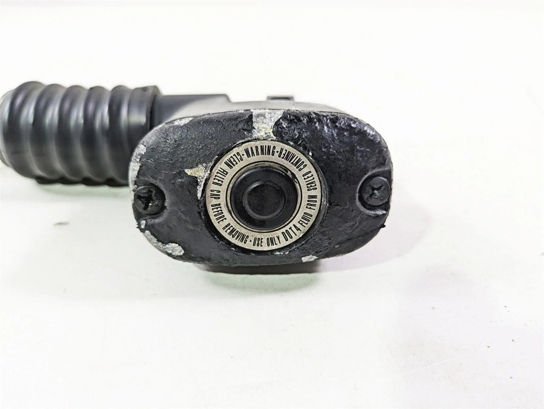 2008 Harley FLSTC 105TH Softail Heritage Rear Brake Master Cylinder 41767-05E - Image 7