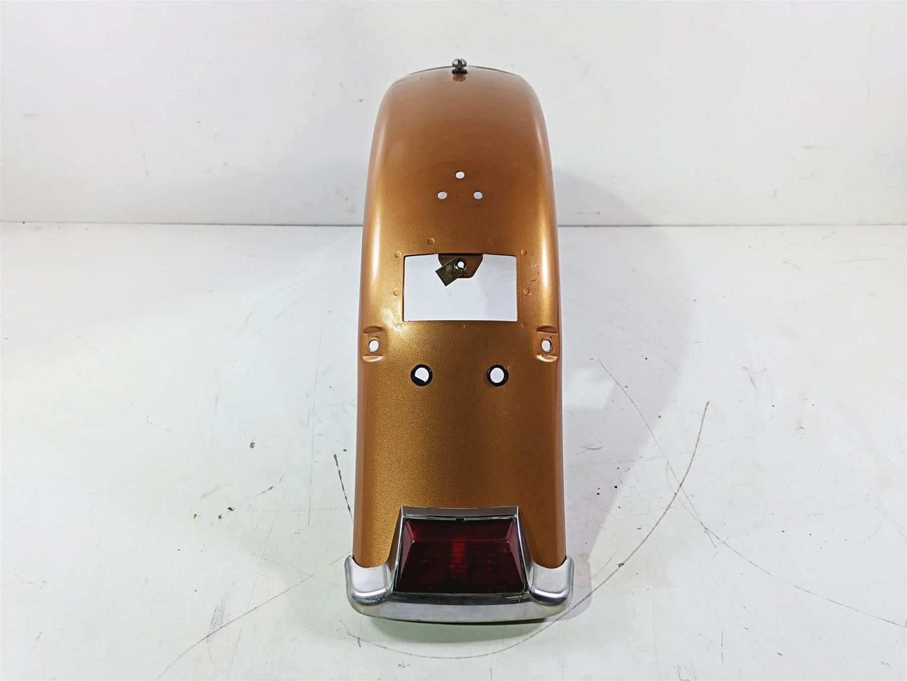 2008 Harley FLSTC 105TH Softail Heritage Rear Fender Ann. Copper Pearl 59144-06A - Image 2