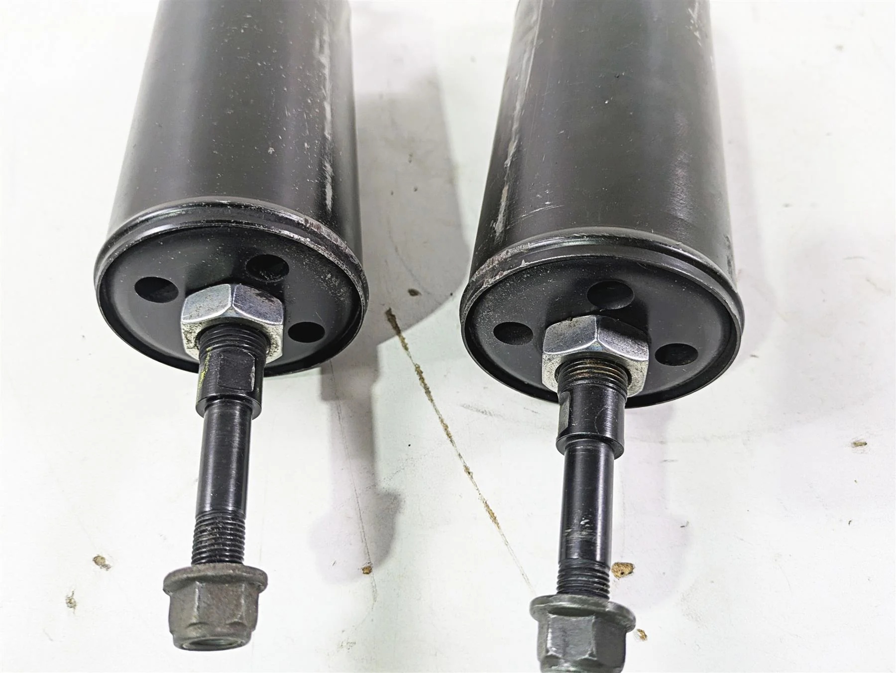 2008 Harley FLSTC 105TH Softail Heritage Rear Showa Damper Shock Set 54508-00B - Image 11