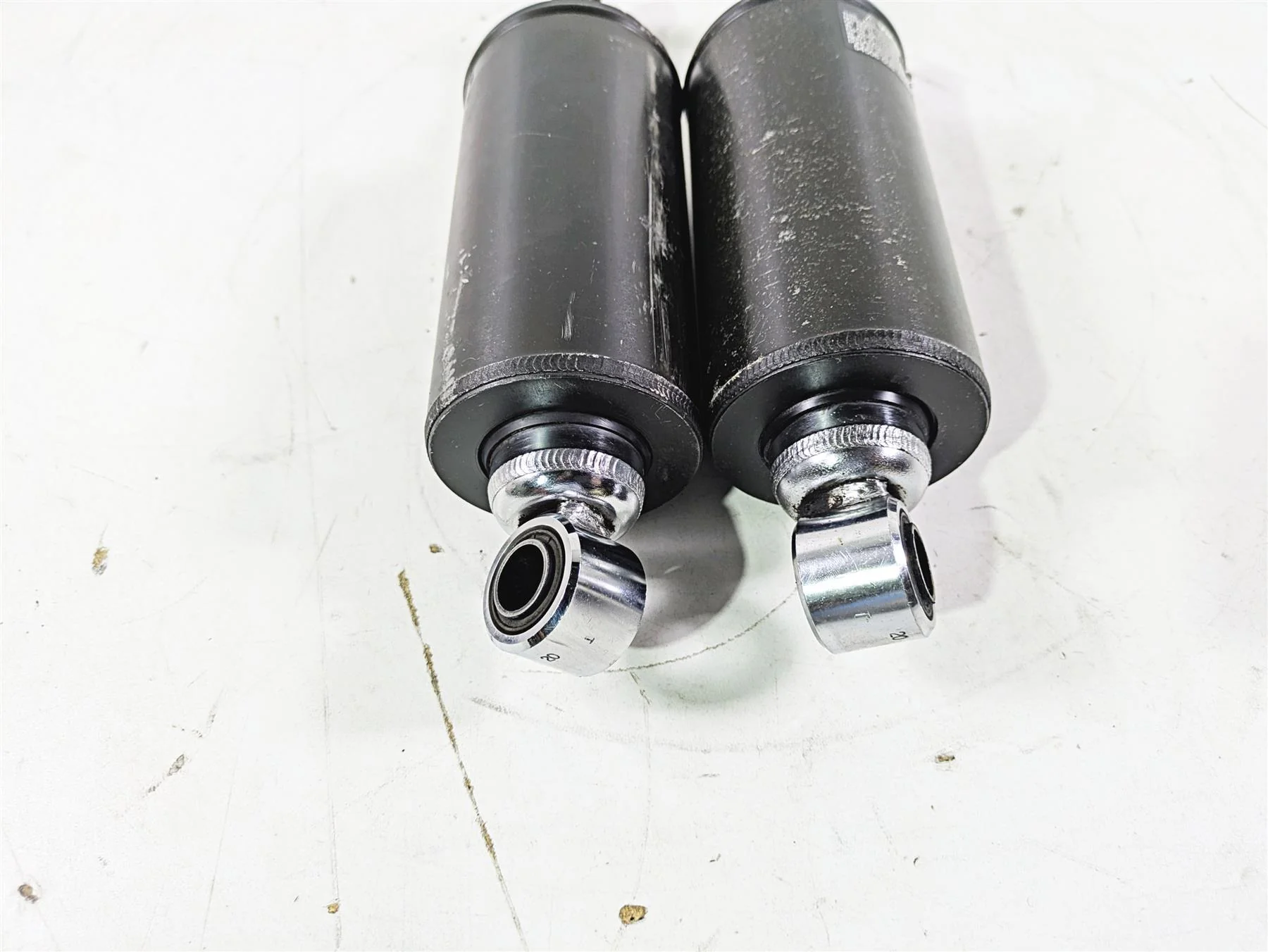 2008 Harley FLSTC 105TH Softail Heritage Rear Showa Damper Shock Set 54508-00B - Image 12
