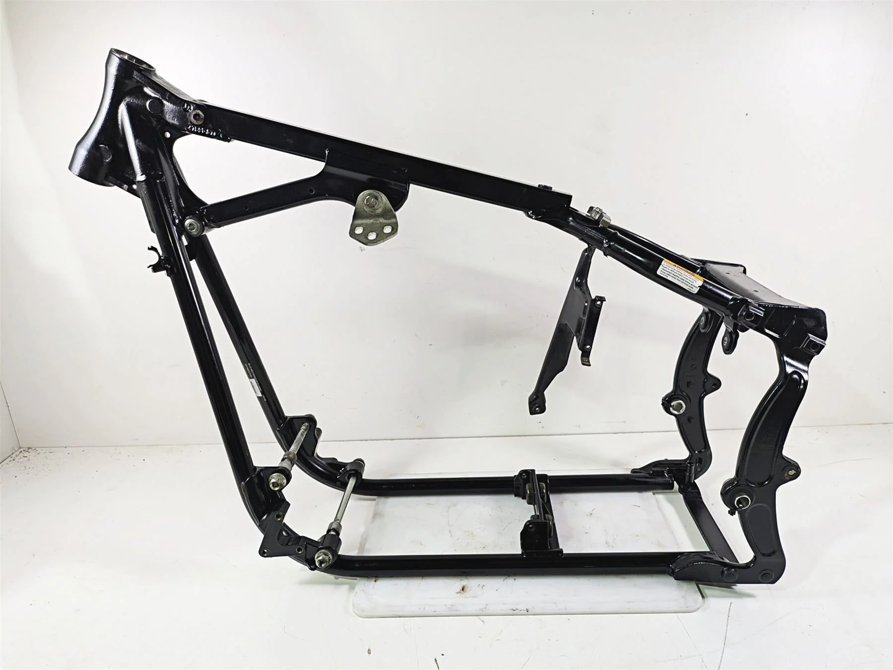 2008 Harley FLSTC 105TH Softail Heritage Straight Main Frame Chassis With Salvage Texas Title 47173-11BHP - Image 9