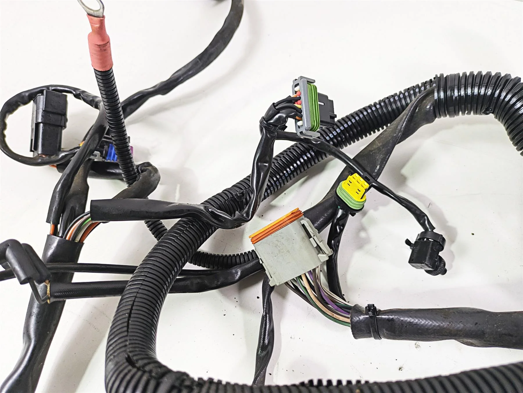 2008 Harley FLSTC 105TH Softail Heritage Wiring Harness Loom - Read 70431-08A - Image 6