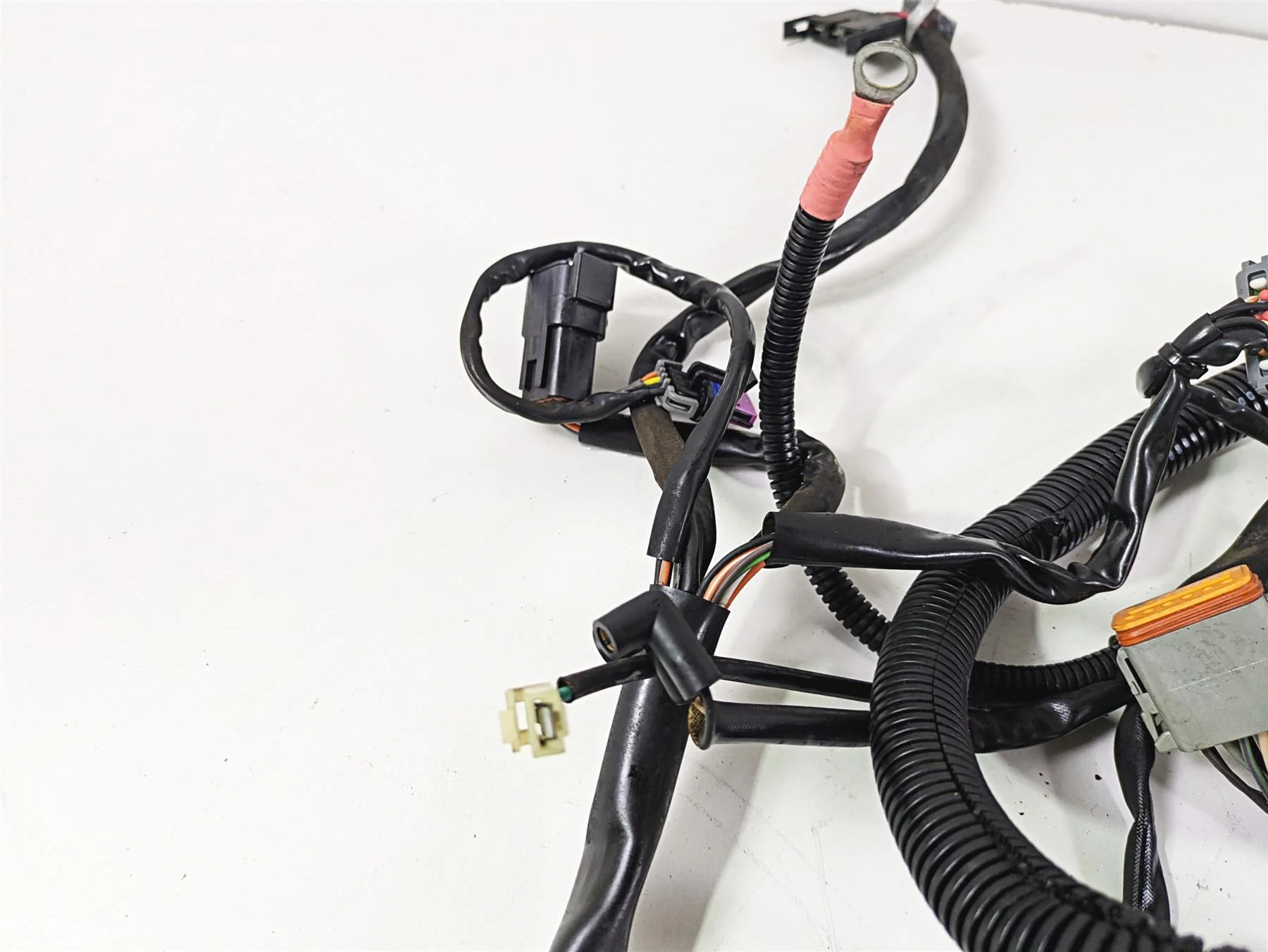 2008 Harley FLSTC 105TH Softail Heritage Wiring Harness Loom - Read 70431-08A - Image 7