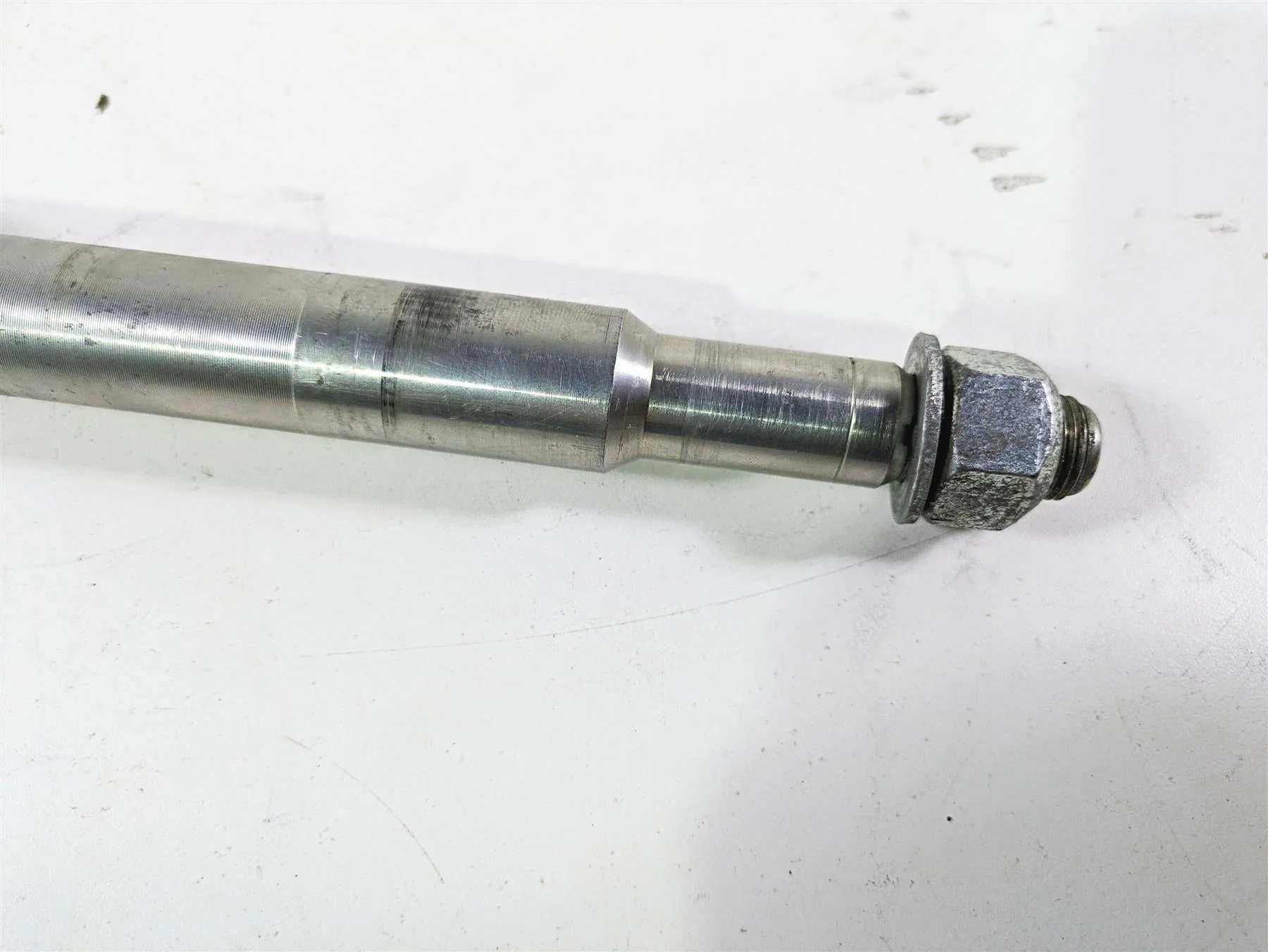 2008 Harley FLSTC Softail Heritage Front Axle Wheel Spindle 25mm 41545-07A - Image 10