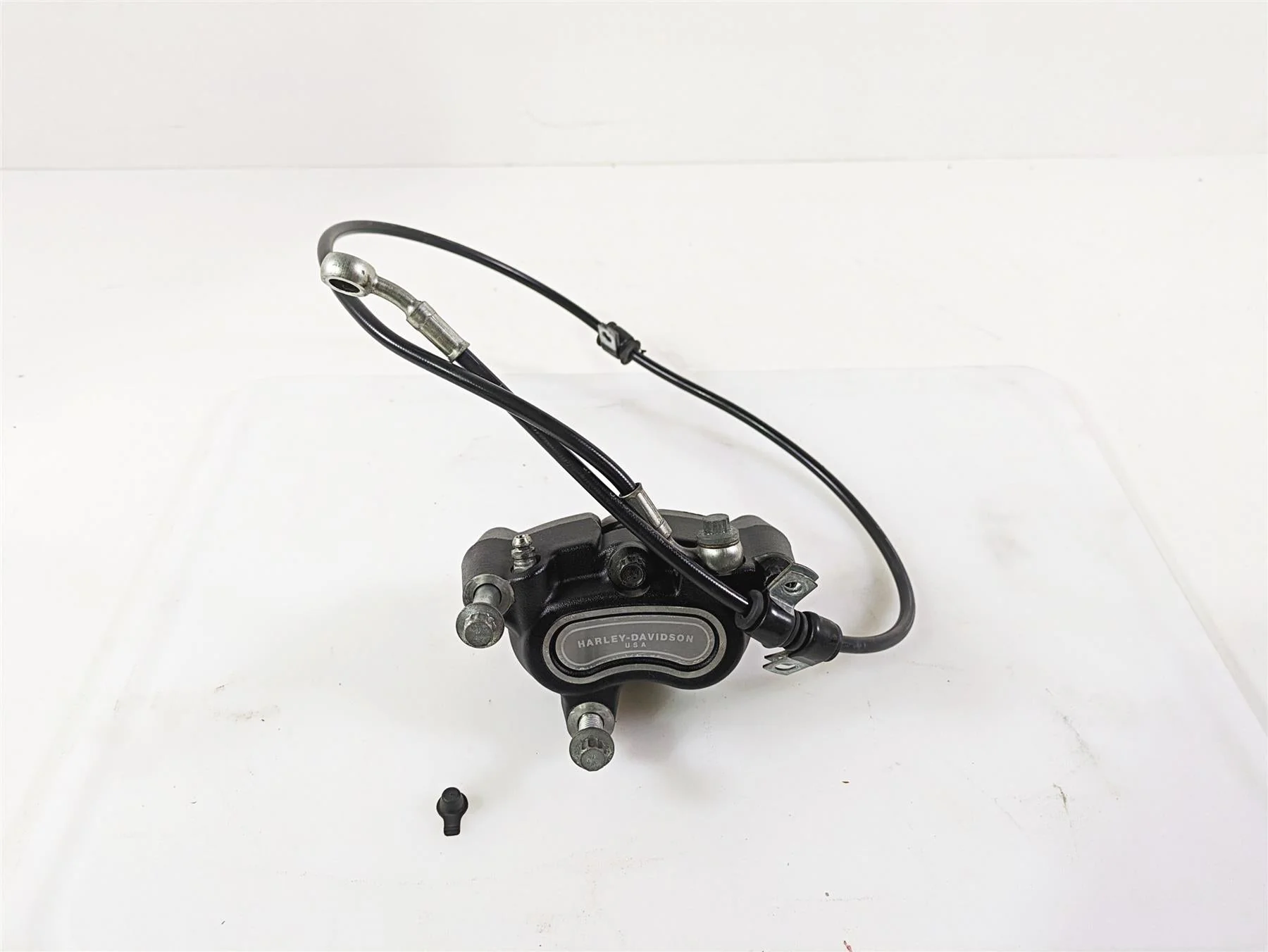 2008 Harley FLSTC Softail Heritage Front Brake Caliper + Line 44046-08