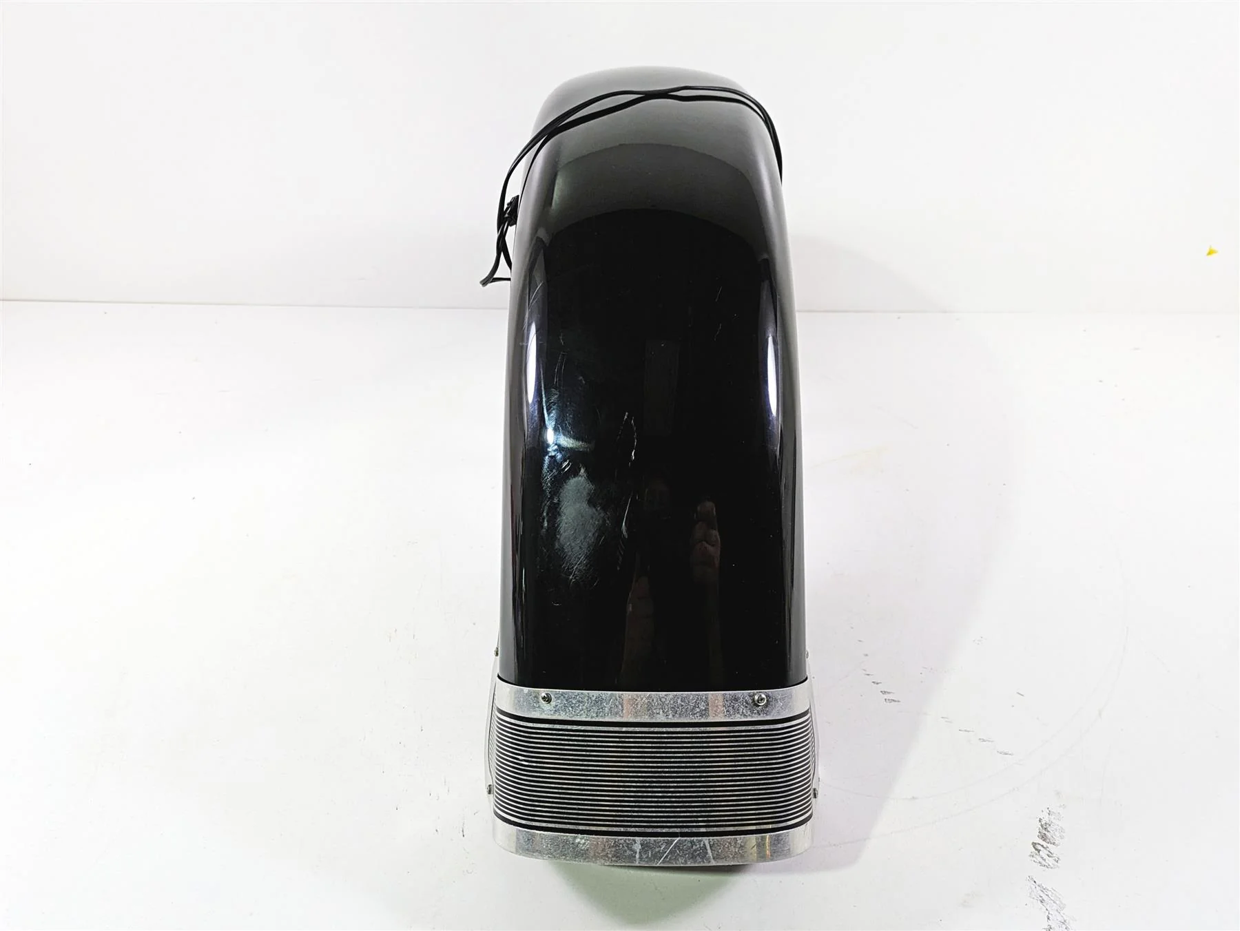 2008 Harley FLSTC Softail Heritage Front Fender Vivid Blavck - Read 59129-03 - Image 2
