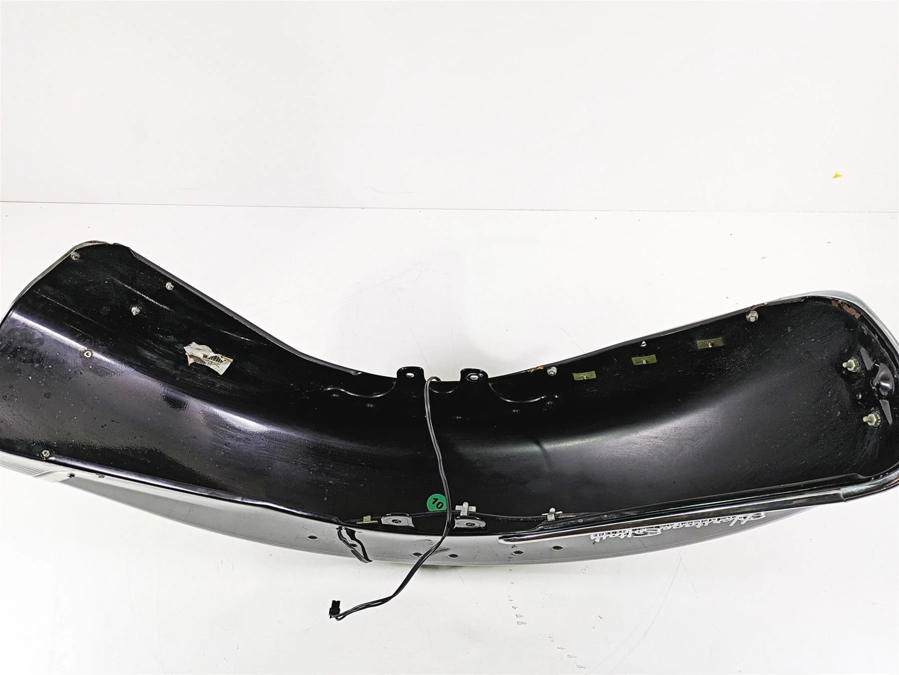 2008 Harley FLSTC Softail Heritage Front Fender Vivid Blavck - Read 59129-03 - Image 9