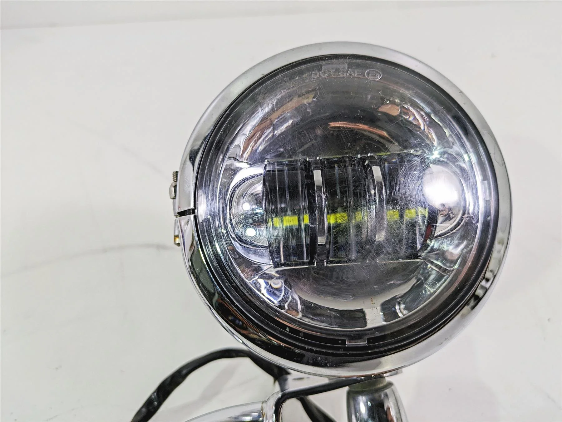 2008 Harley FLSTC Softail Heritage Front Spot Light Blinker - For Parts 58082-02 - Image 7