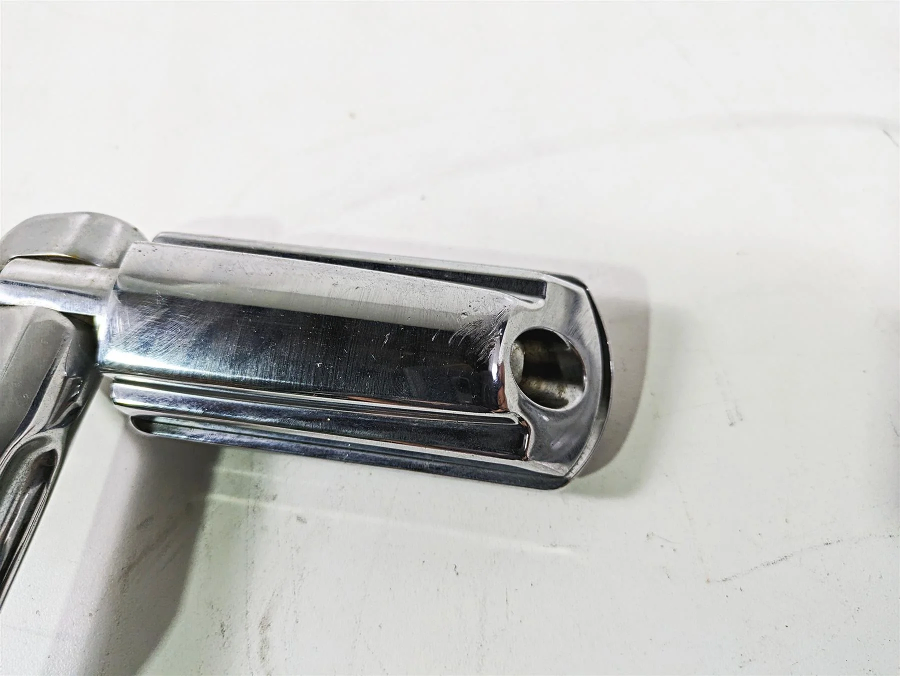 2008 Harley FLSTC Softail Heritage Highway High Way Footpeg Foot Peg Set - Image 12