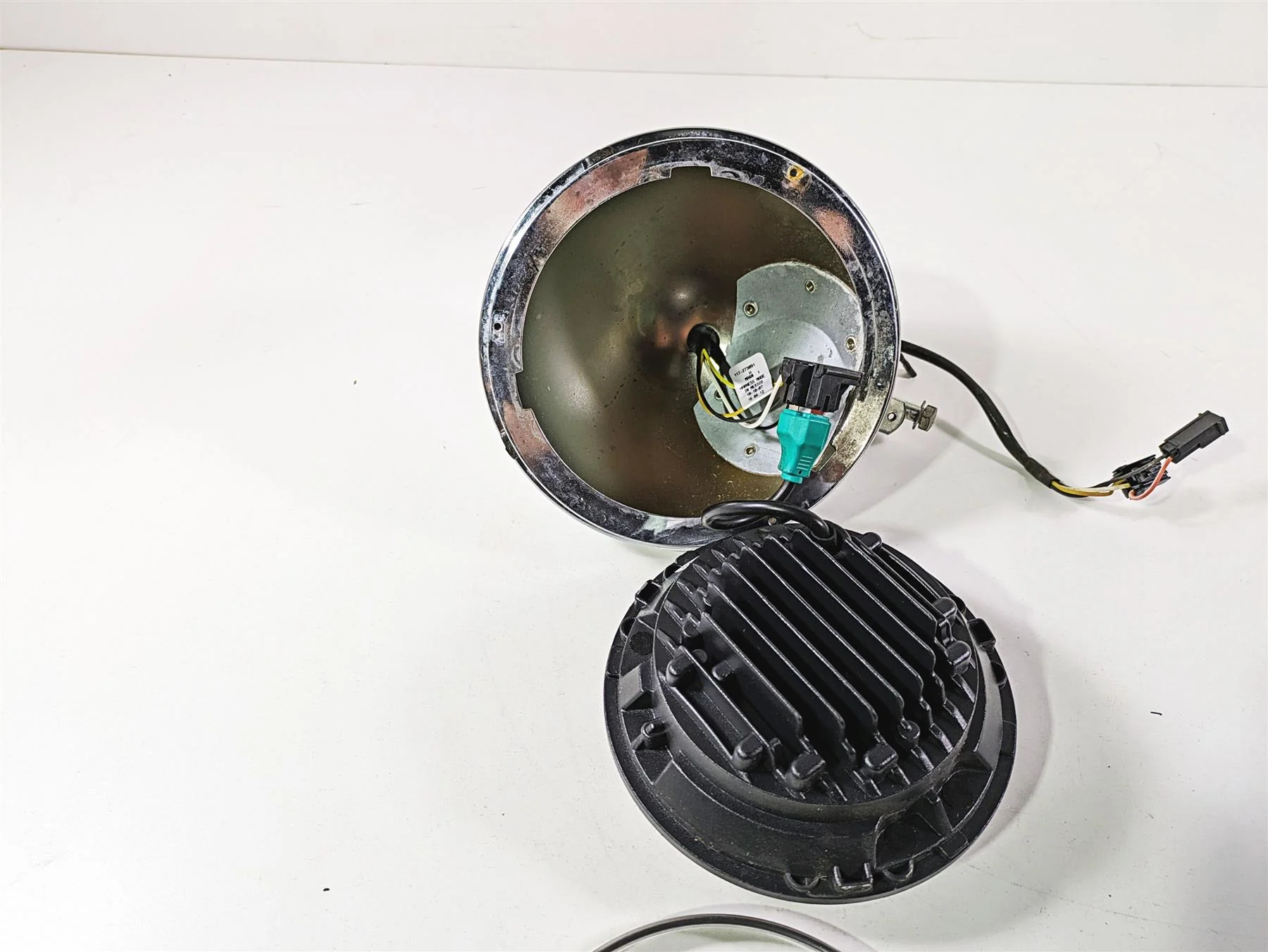 2008 Harley FLSTC Softail Heritage Led Headlight Lamp & Bracket 69748-05B - Image 11