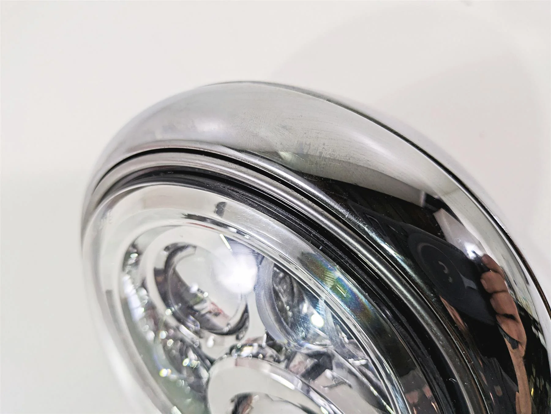 2008 Harley FLSTC Softail Heritage Led Headlight Lamp & Bracket 69748-05B - Image 9