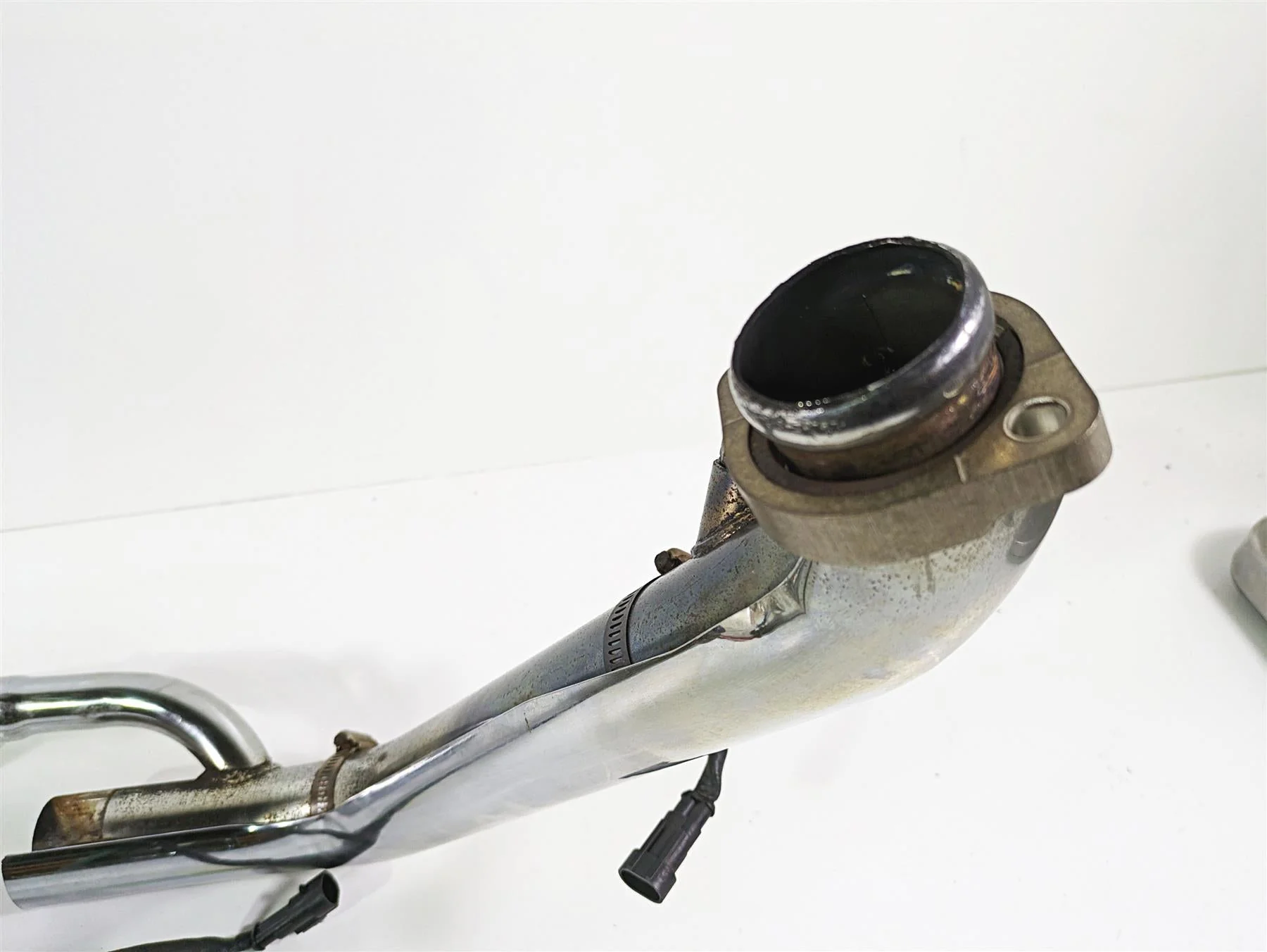 2008 Harley FLSTC Softail Heritage Oem Exhaust Header Manifold Set Read 66781-07 - Image 2
