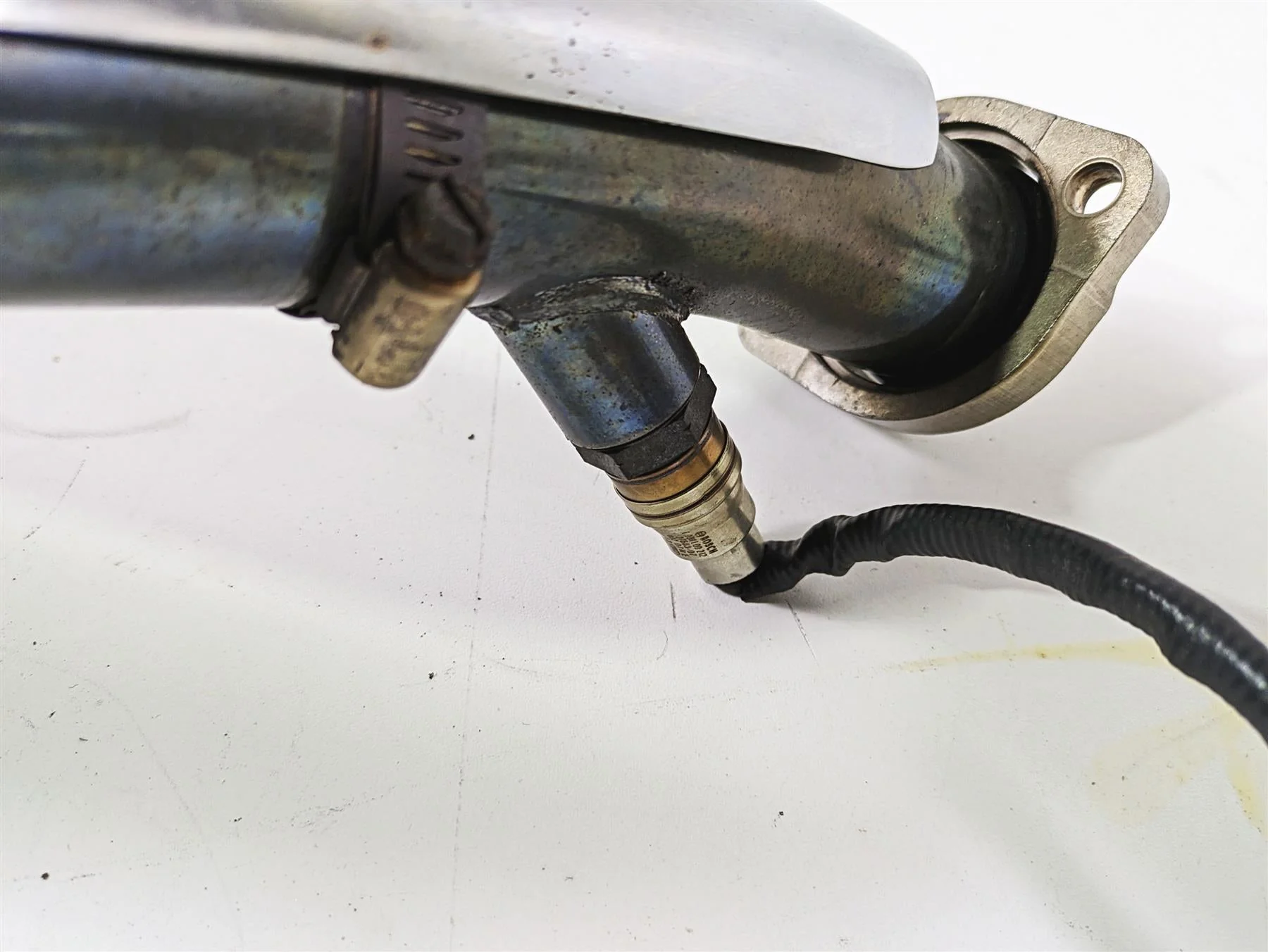 2008 Harley FLSTC Softail Heritage Oem Exhaust Header Manifold Set Read 66781-07 - Image 8