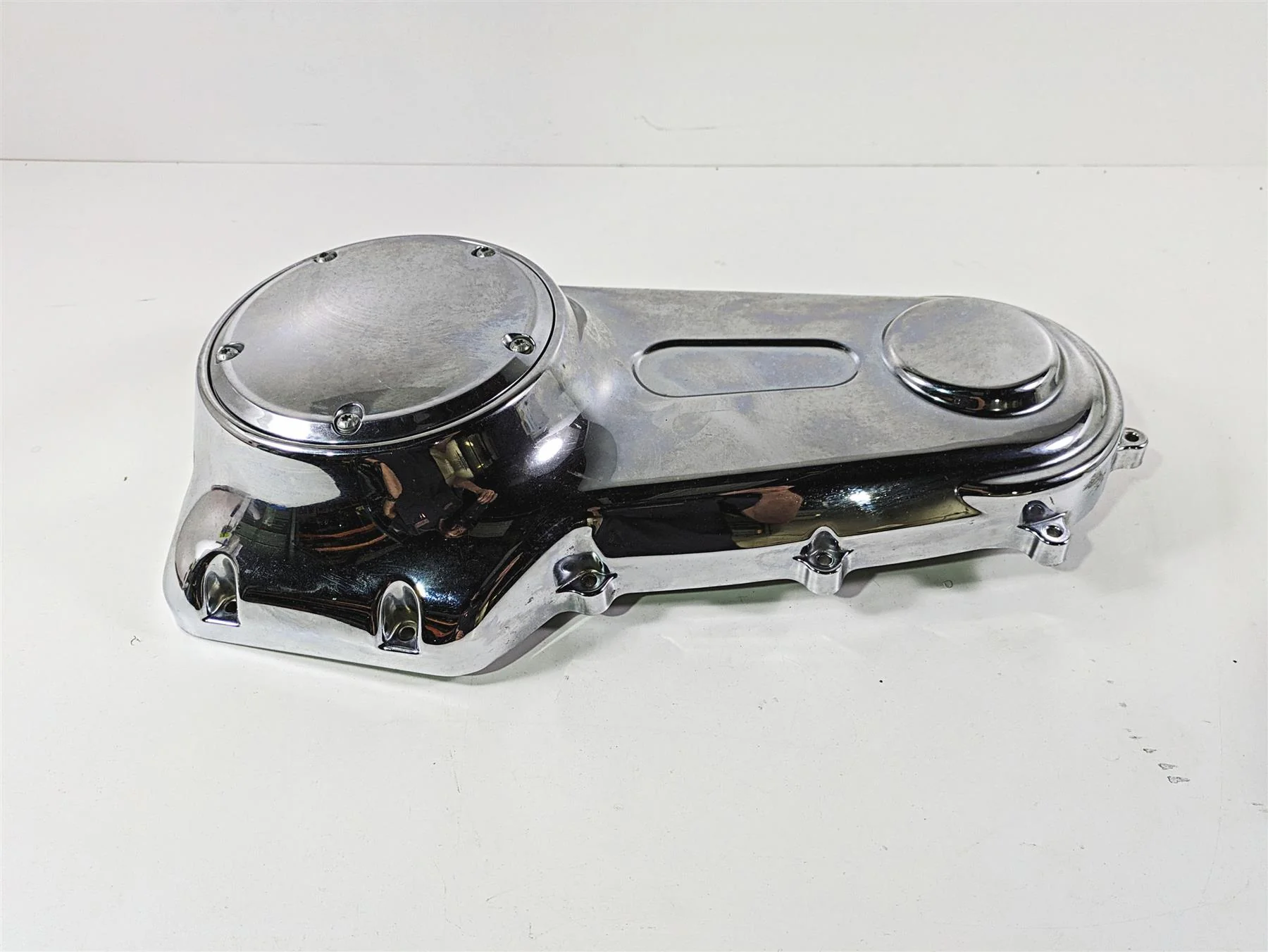 2008 Harley FLSTC Softail Heritage Outer Primary Drive Clutch Cover 60784-06 - Image 4
