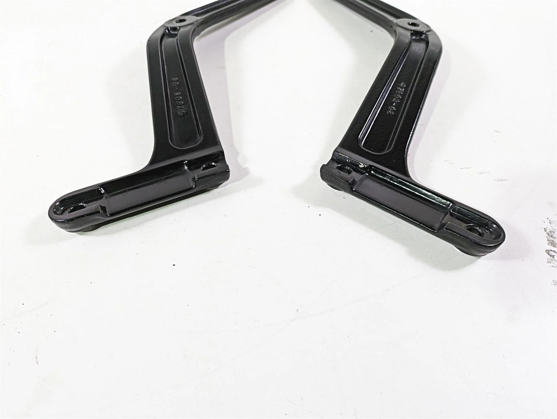 2008 Harley FLSTC Softail Heritage Rear Black Fender Mount Struts 47808-08 - Image 12