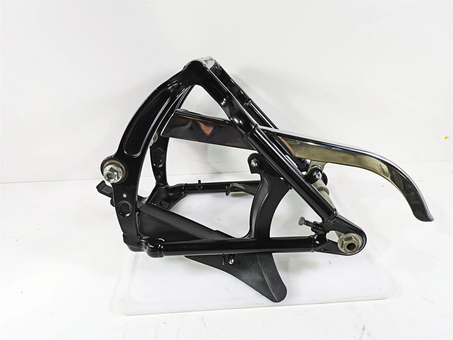 2008 Harley FLSTC Softail Heritage Rear Swingarm & Belt Covers 47573-11BHP - Image 3