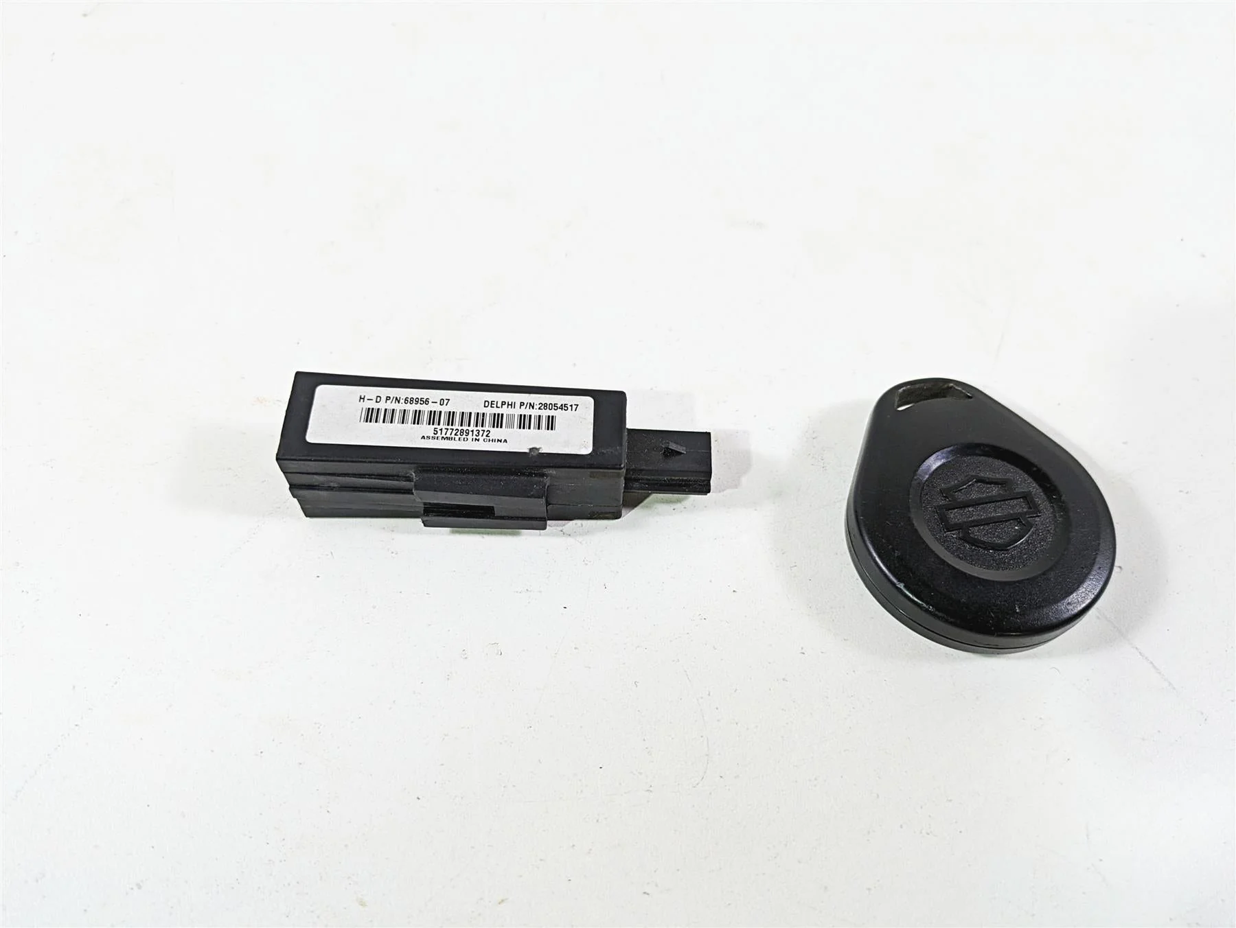2008 Harley FLSTC Softail Heritage Tssm Fob Key + Antenna Set - Read 68926-07A