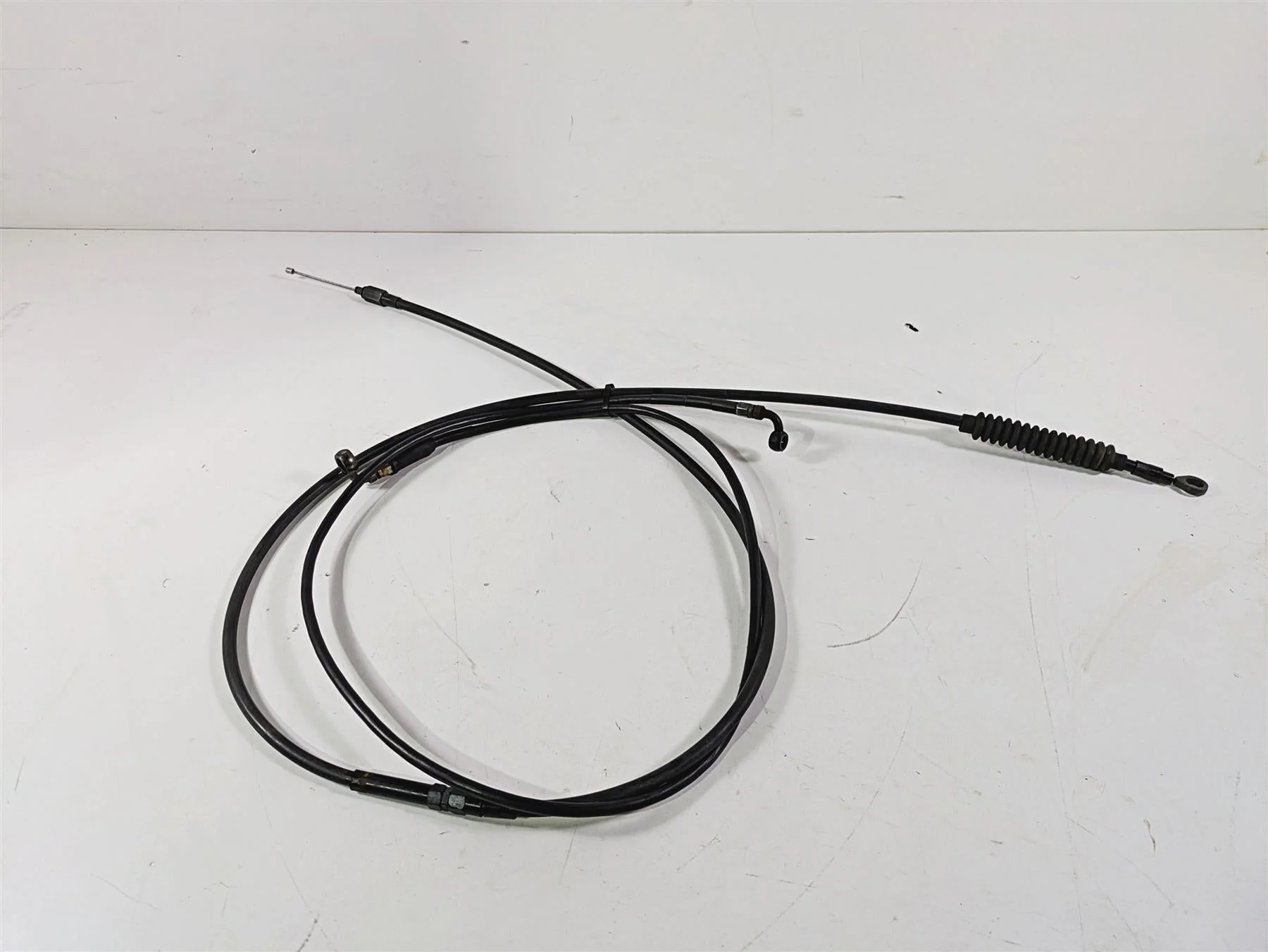 2008 Harley FLSTSB Cross Bones Apehanger Brake & Clutch Line Set