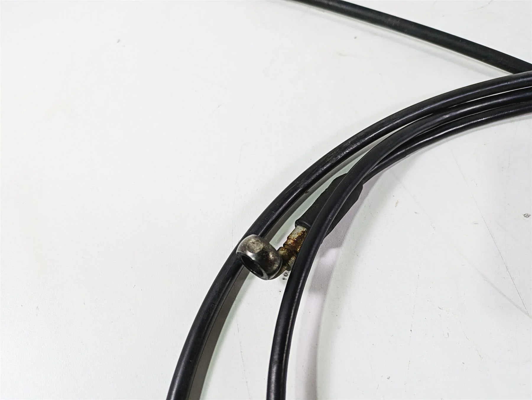 2008 Harley FLSTSB Cross Bones Apehanger Brake & Clutch Line Set - Image 7