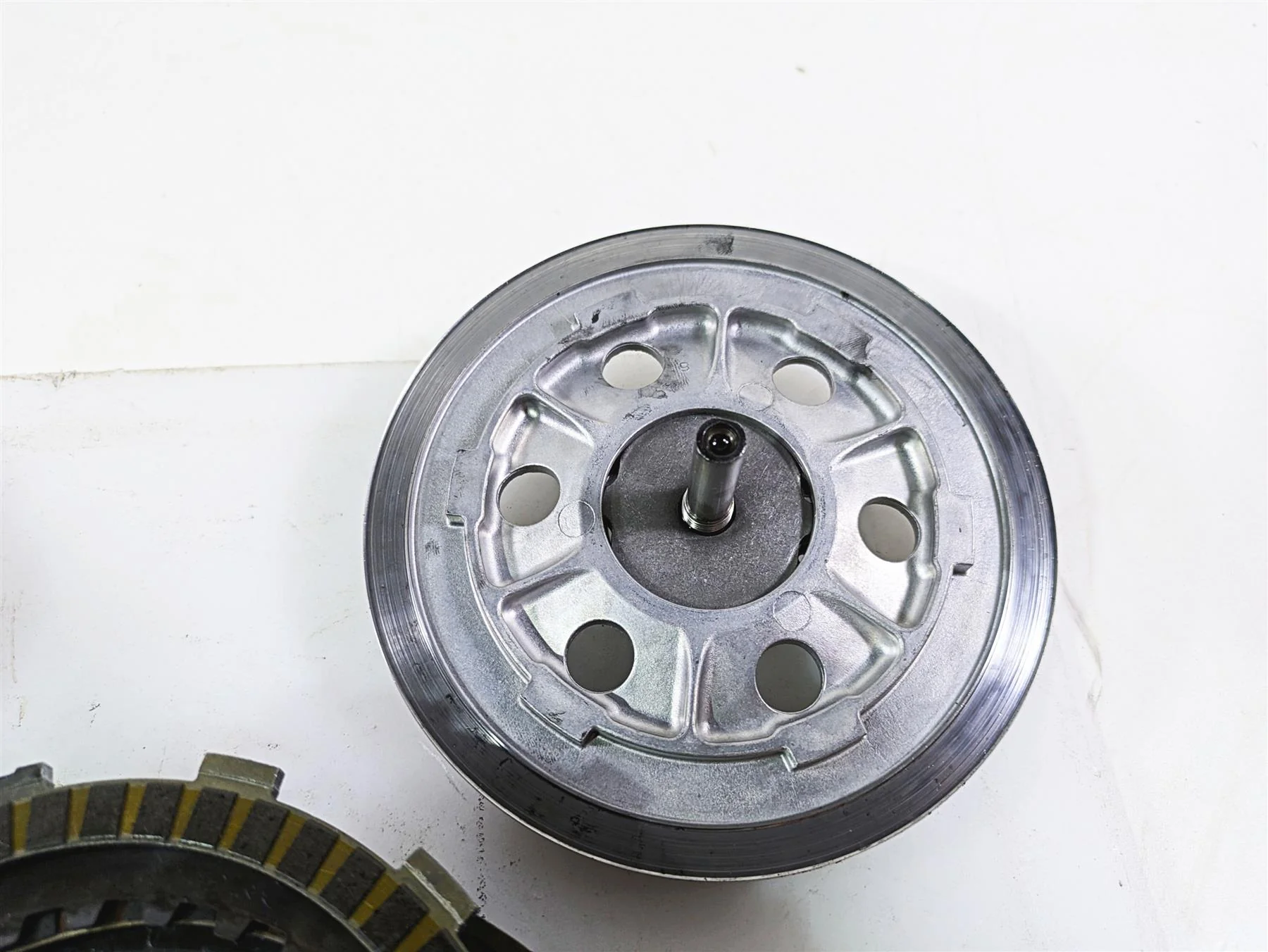 2008 Harley FLSTSB Cross Bones Clutch Friction Disc Plate Set - Read 37813-06A - Image 3