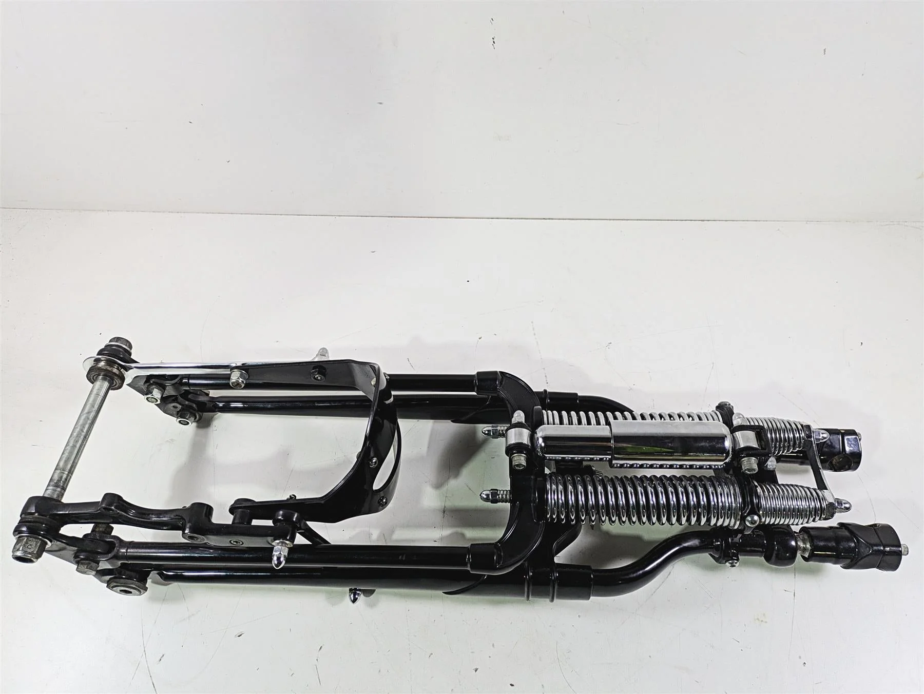 2008 Harley FLSTSB Cross Bones Front End Springer Forks Set 46173-05 46174-05 - Image 5