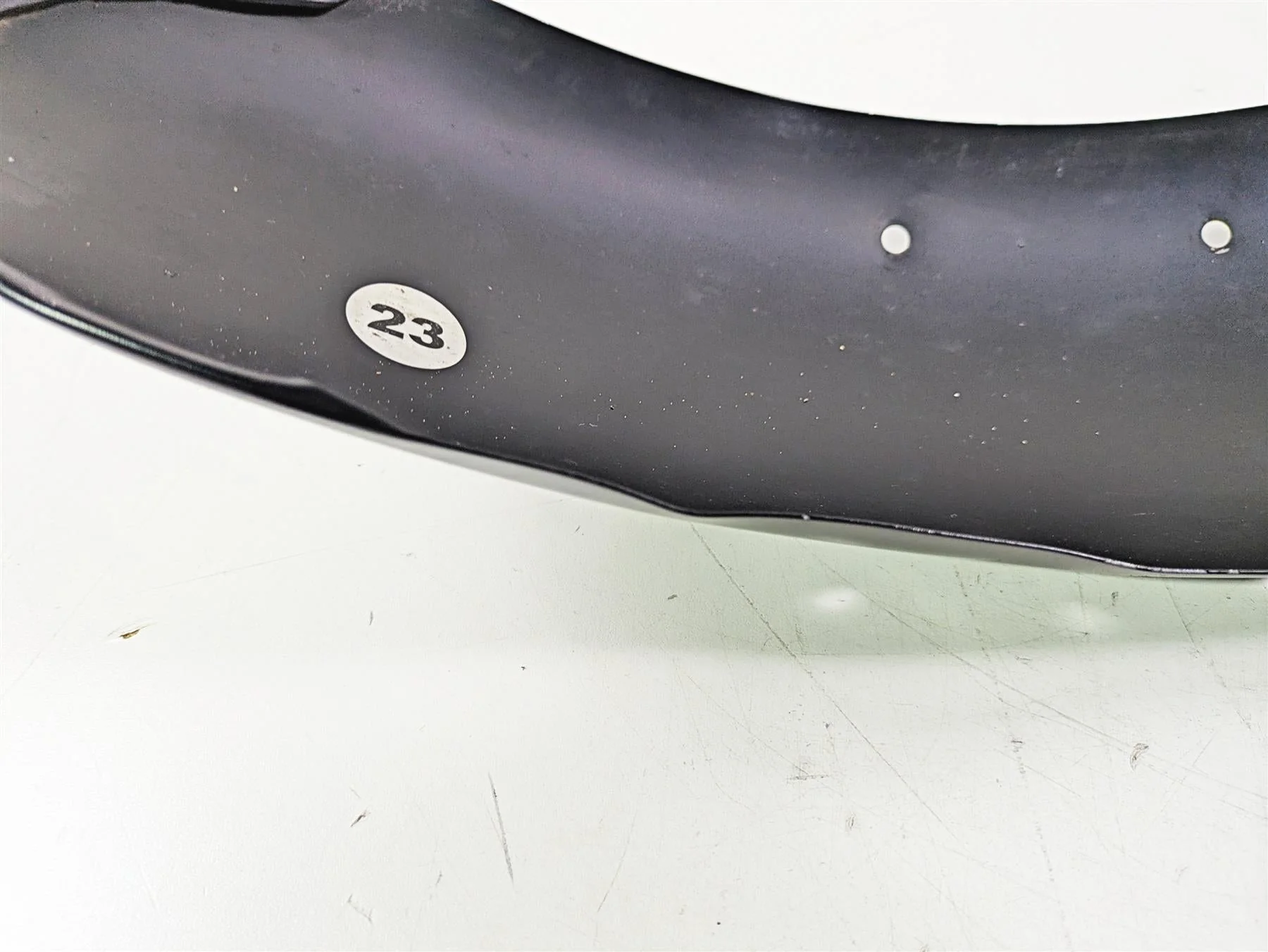 2008 Harley FLSTSB Cross Bones Front Fender Pin Stripe -Bent 59495-08BEO - Image 10