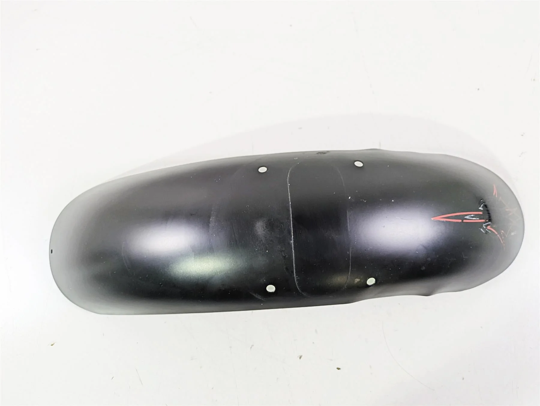2008 Harley FLSTSB Cross Bones Front Fender Pin Stripe -Bent 59495-08BEO - Image 5