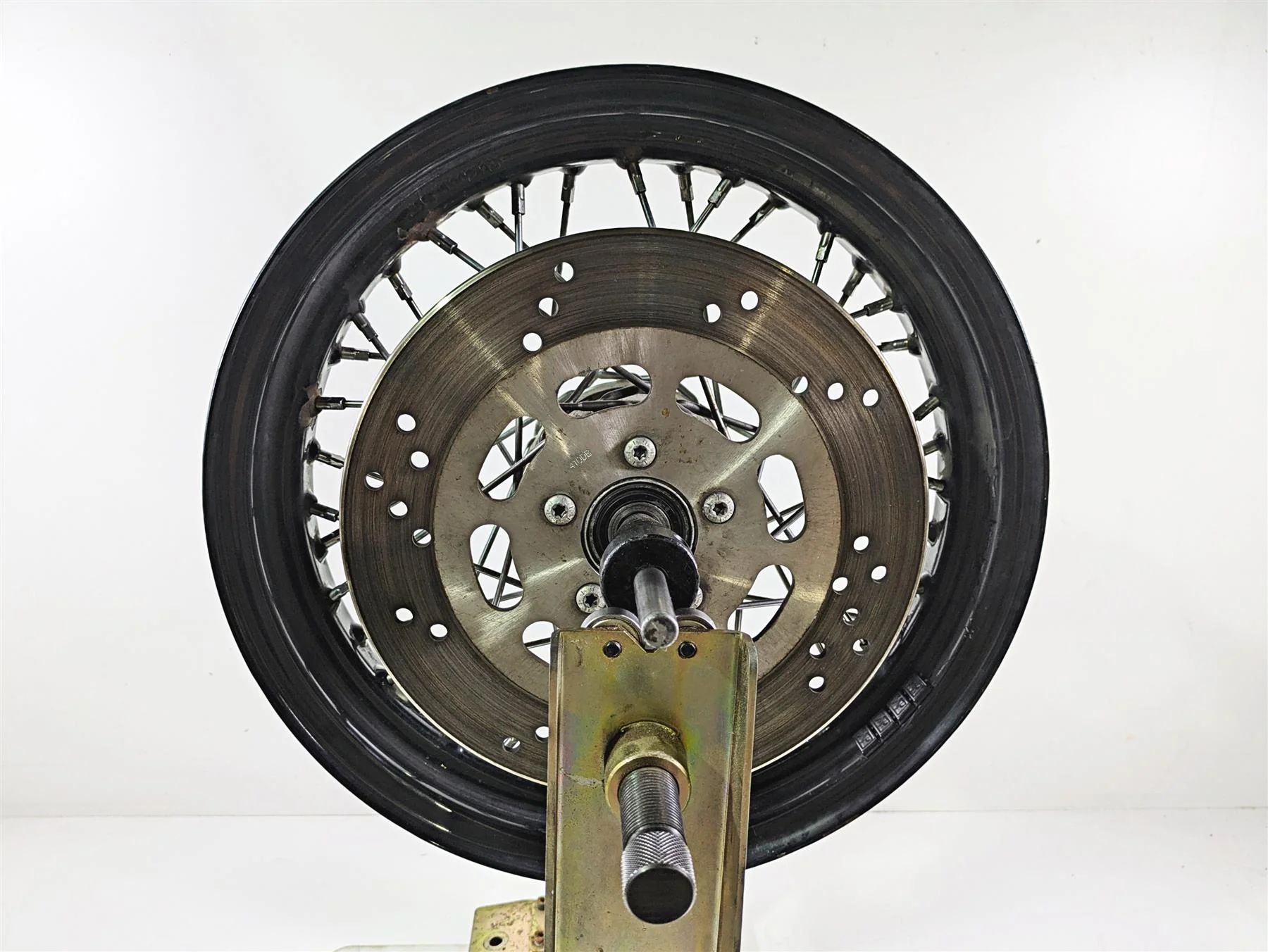 2008 Harley FLSTSB Cross Bones Front Wheel Rim 16x3 -Read 44937-08