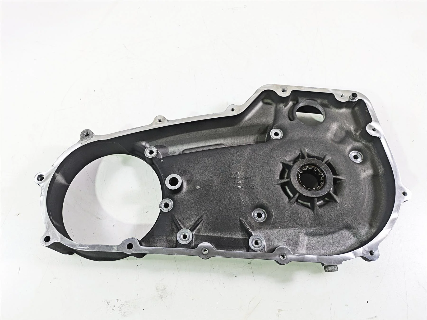 2008 Harley FLSTSB Cross Bones Inner Primary Clutch Cover 60681-06B - Image 10