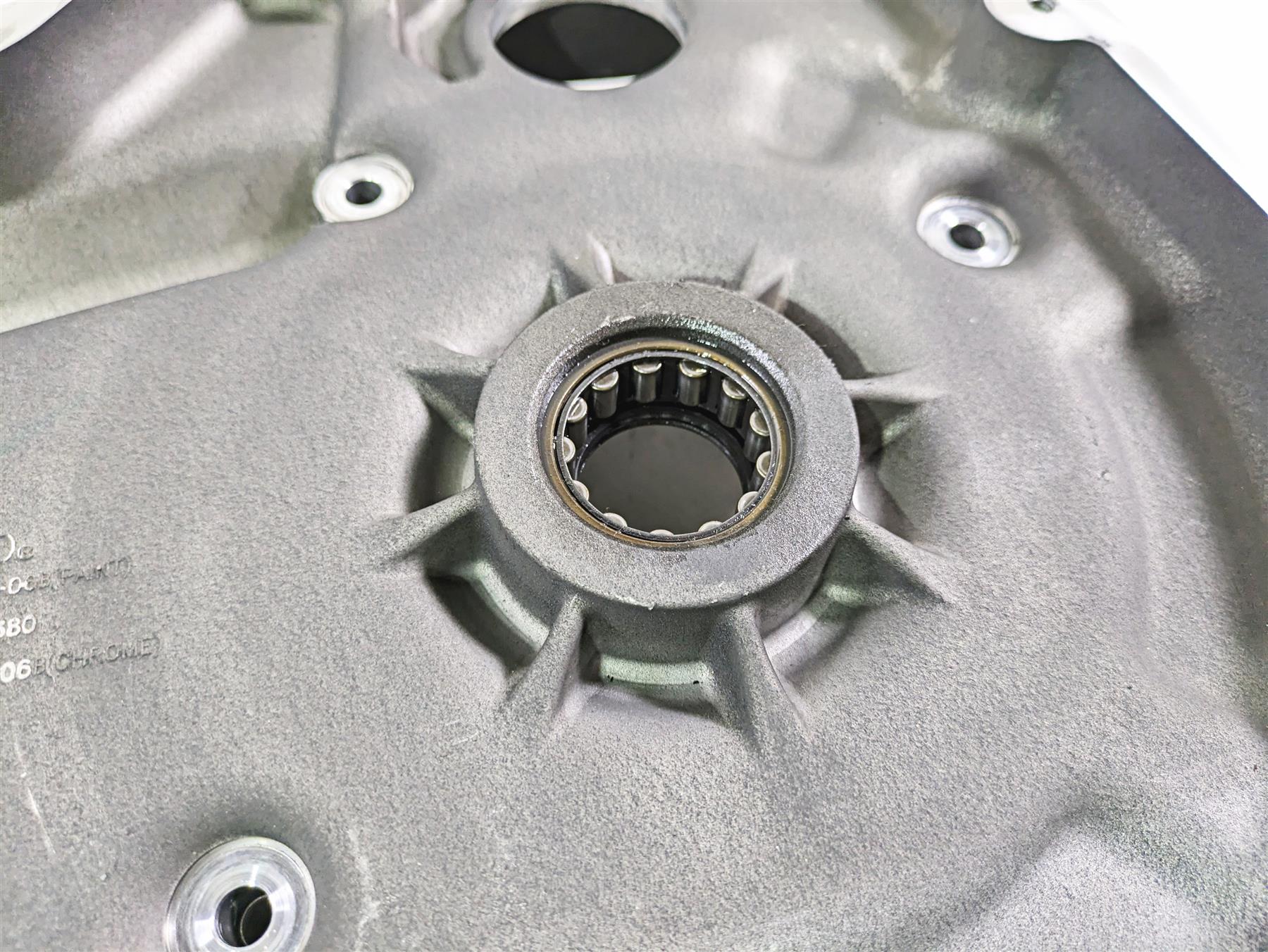 2008 Harley FLSTSB Cross Bones Inner Primary Clutch Cover 60681-06B - Image 12