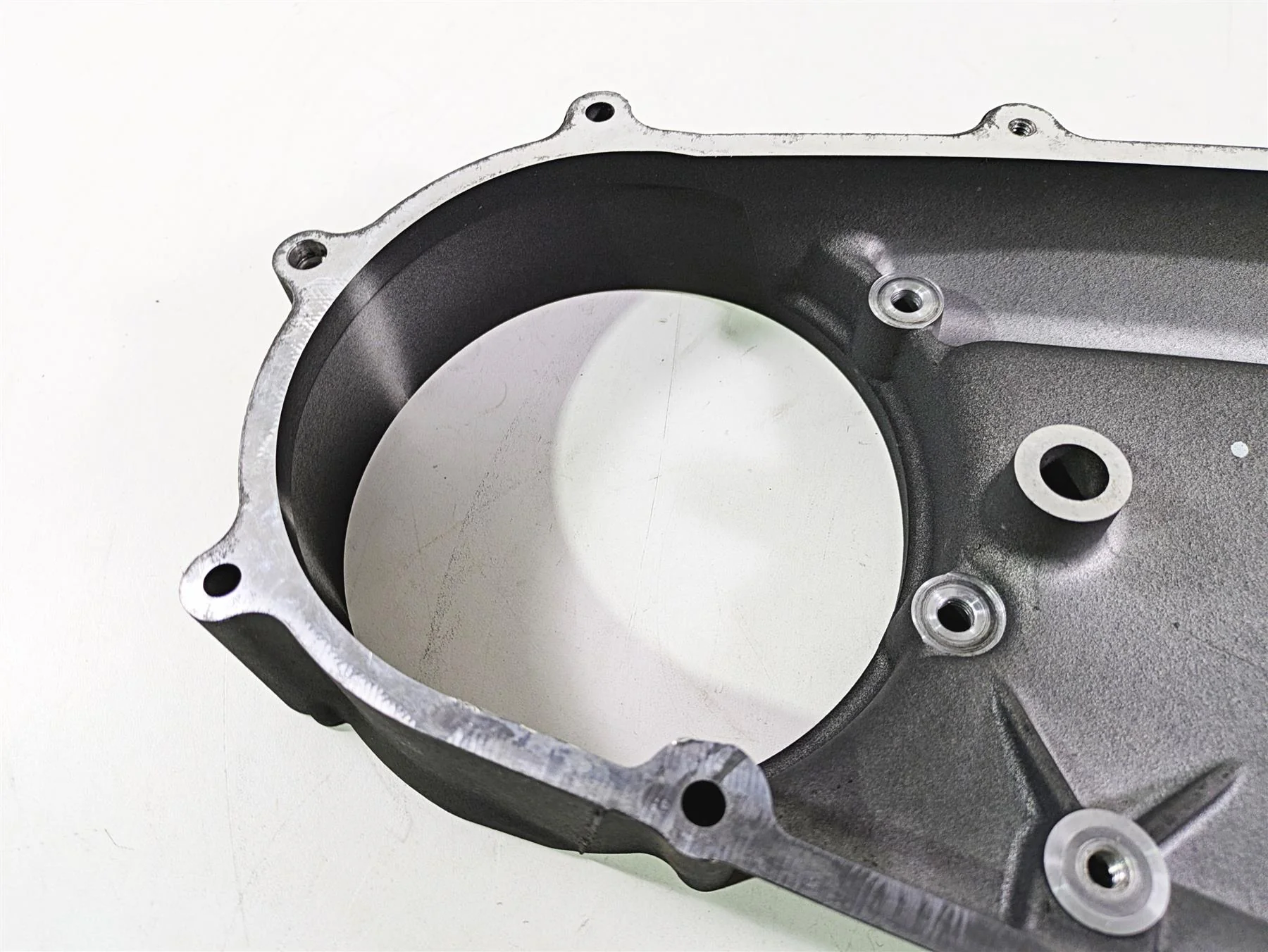 2008 Harley FLSTSB Cross Bones Inner Primary Drive Clutch Cover 60681-06 - Image 12
