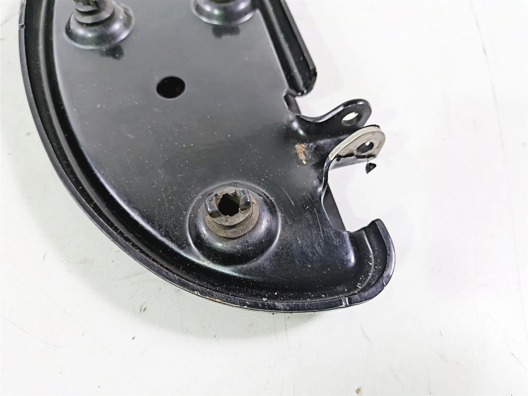 2008 Harley FLSTSB Cross Bones Left Right Floor Board & Mount Set 50600026 - Image 11