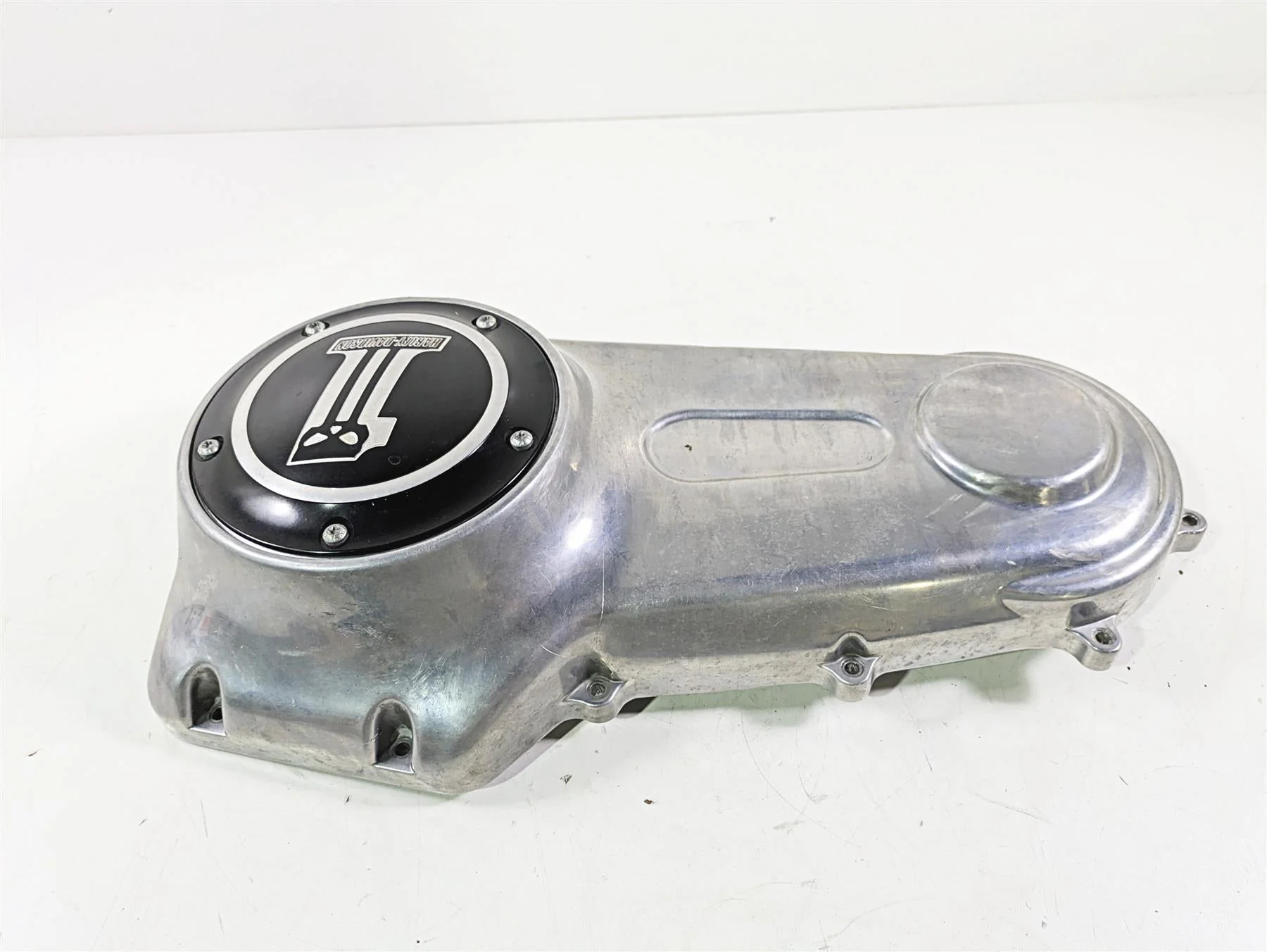 2008 Harley FLSTSB Cross Bones Outer Primary Clutch Cover 60784-06 - Image 6
